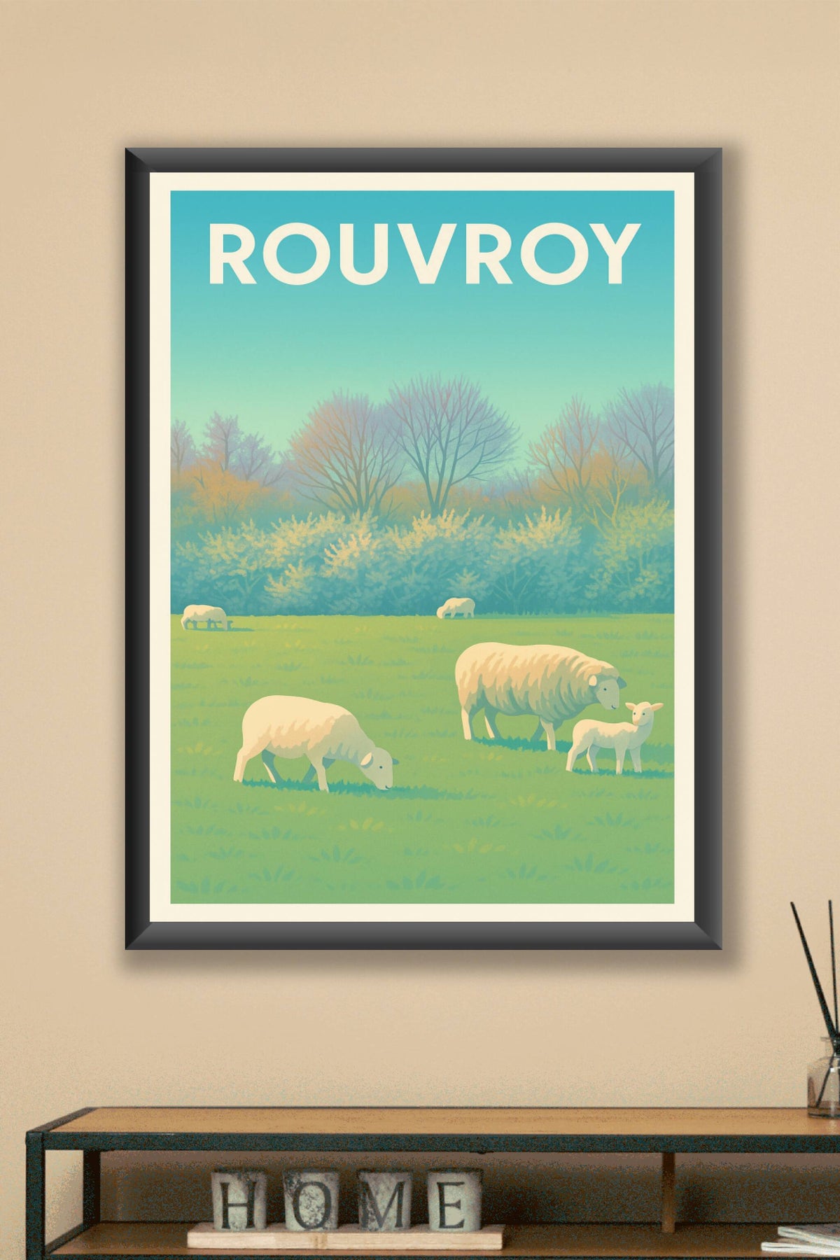 Affiche de Rouvroy - Douceur pastorale au cœur de la nature
