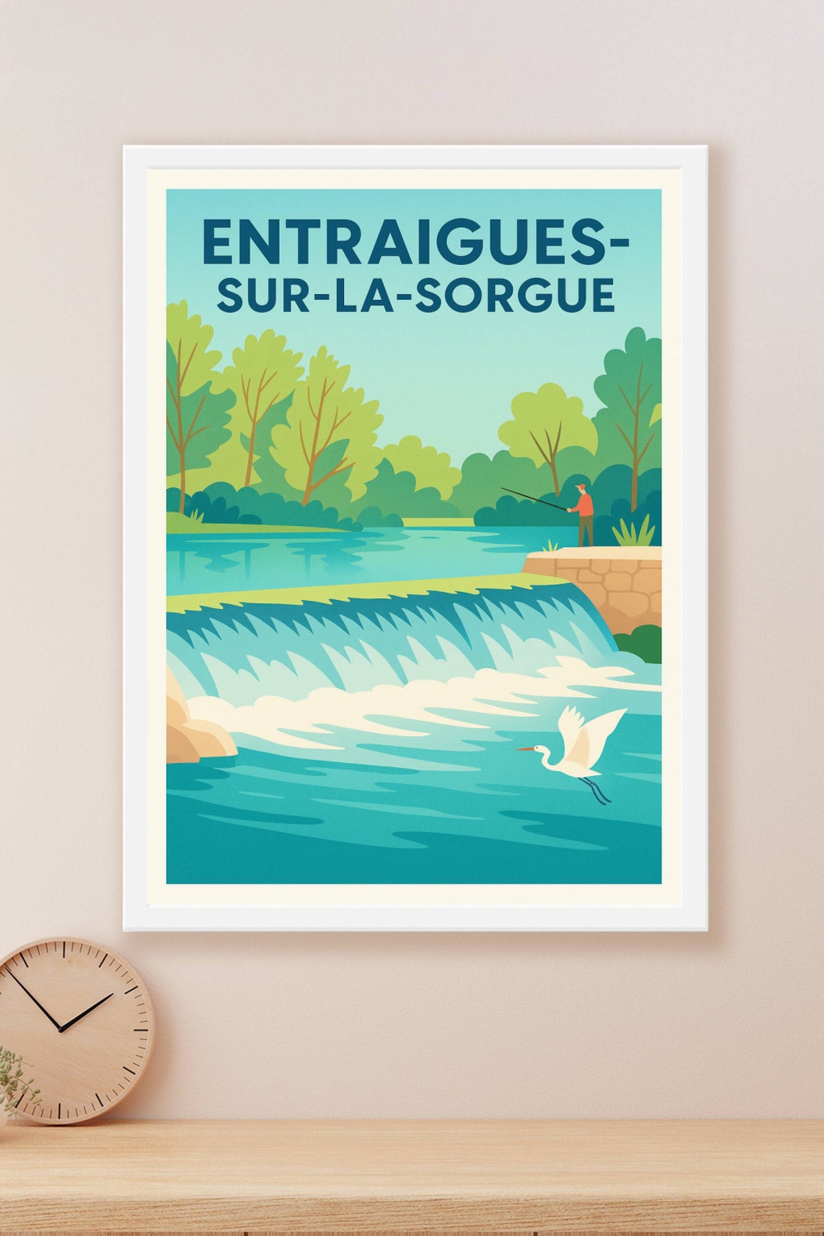 Affiche de Entraigues-sur-la-Sorgue - Tranquillité au fil de l'eau