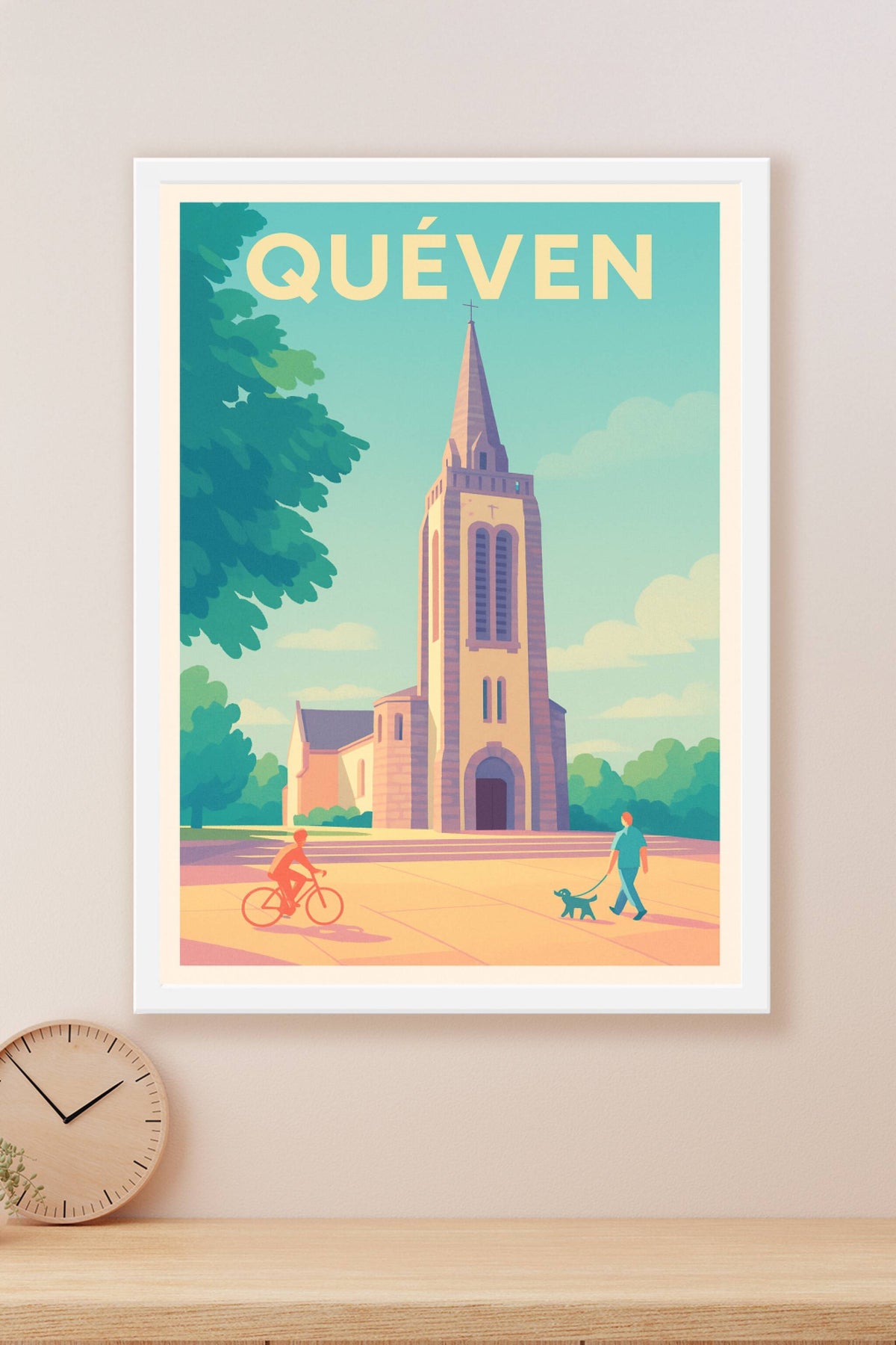 Affiche de Quéven - Une journée paisible au cœur de la ville