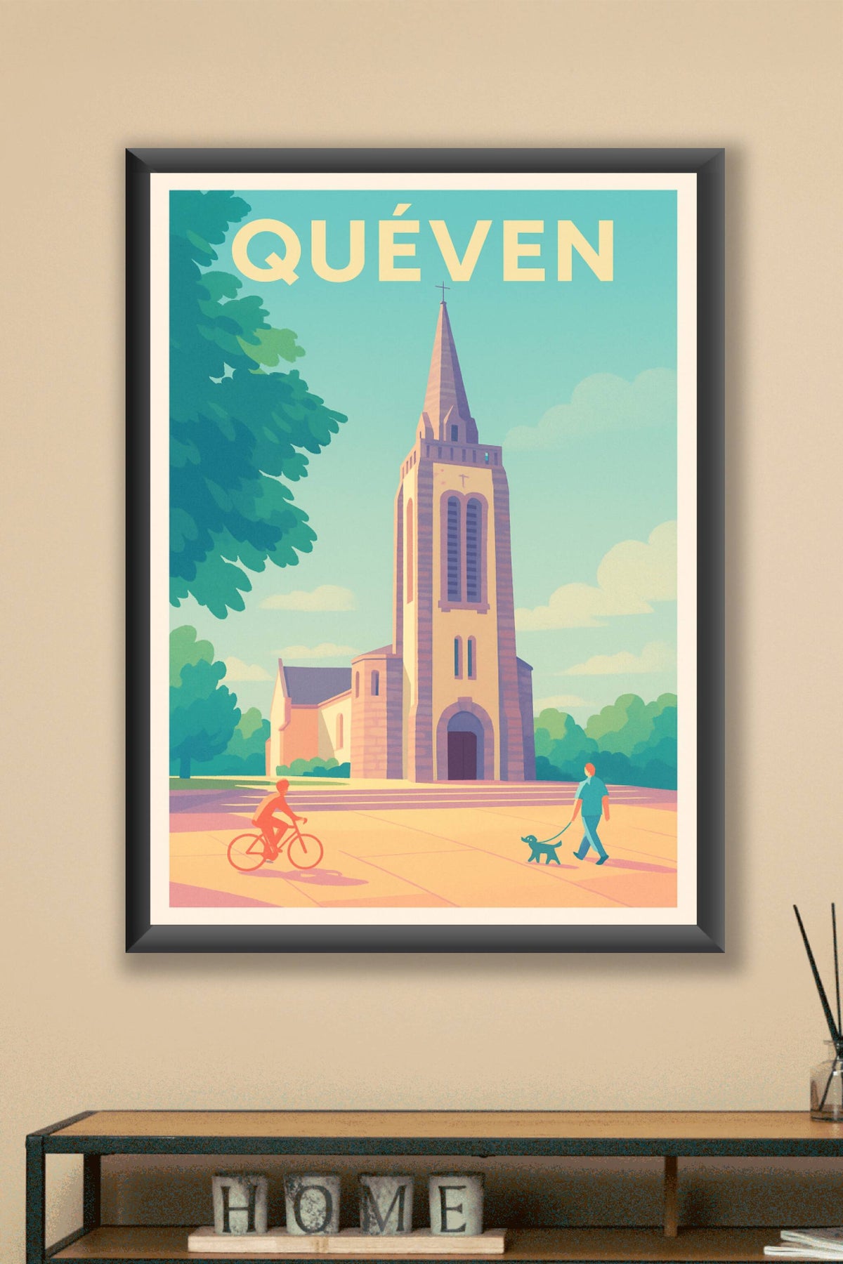 Affiche de Quéven - Une journée paisible au cœur de la ville