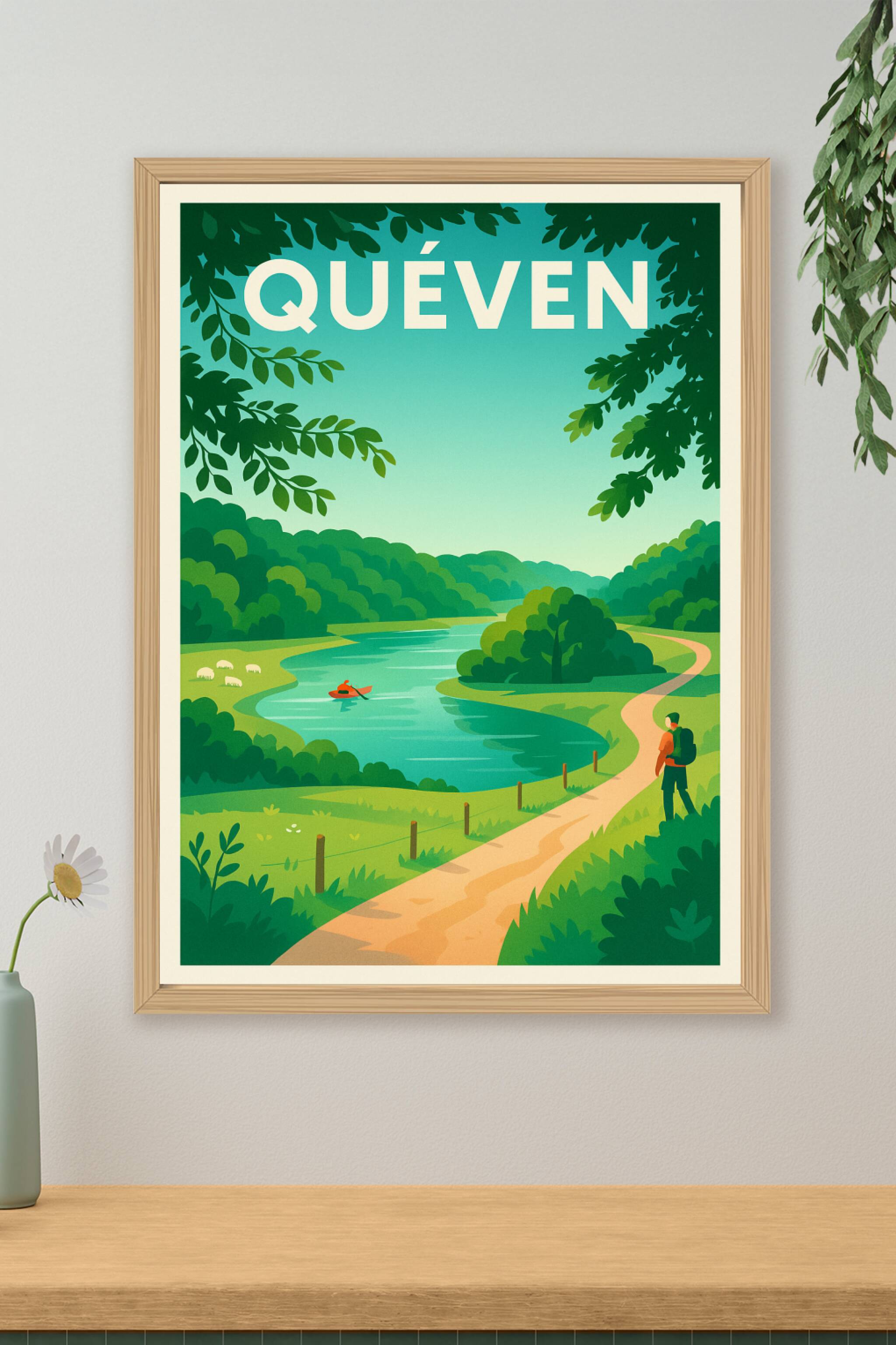 Affiche de Quéven - Évasion nature au fil de l'eau