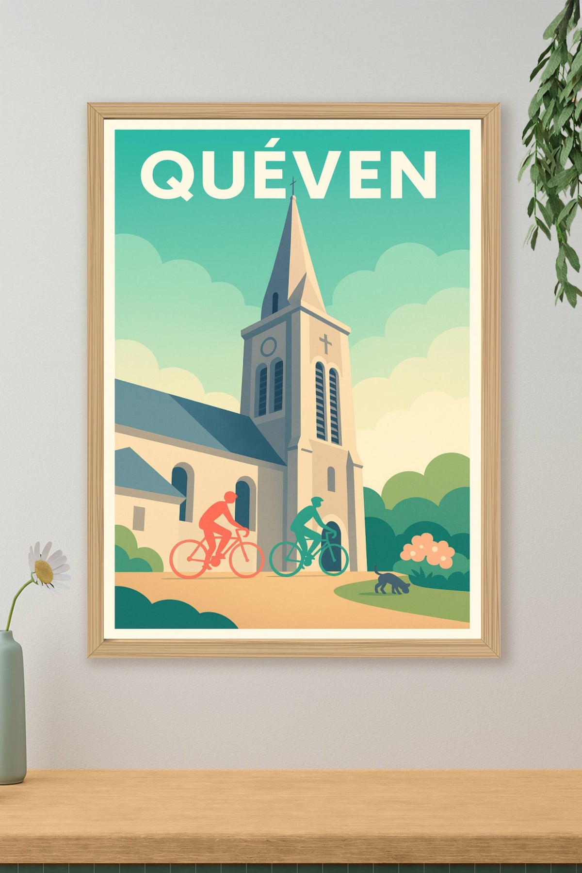 Affiche de Quéven - Balade paisible au cœur du village