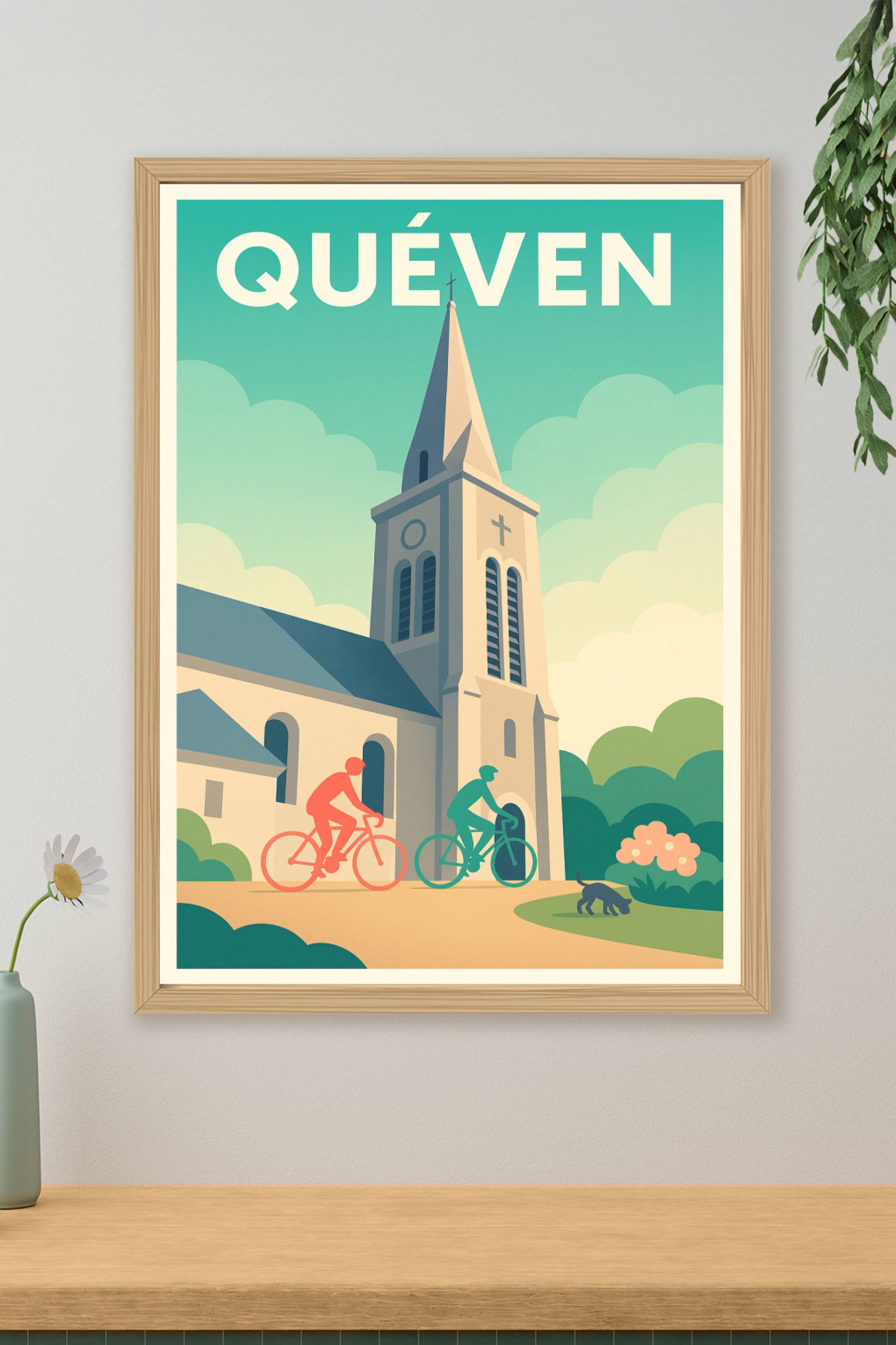 Affiche de Quéven - Balade paisible au cœur du village