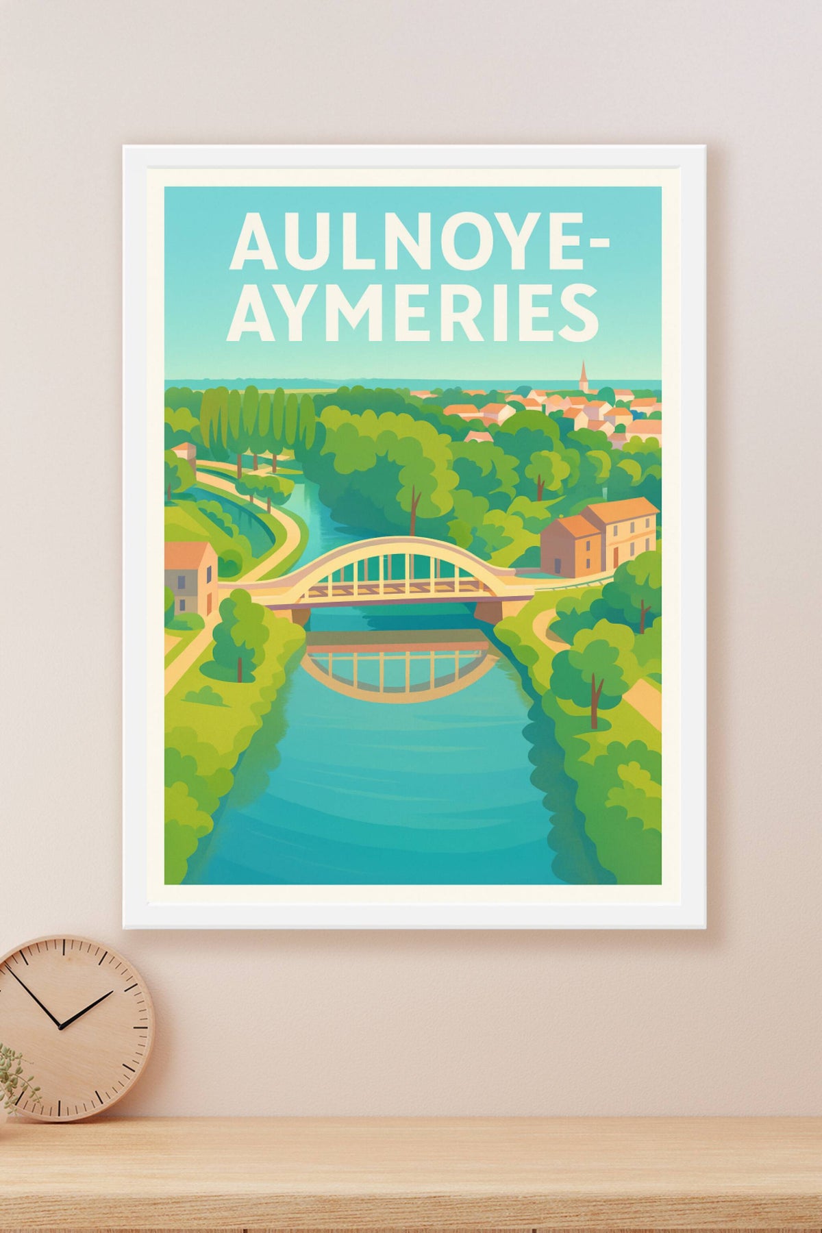 Affiche de Aulnoye-Aymeries - Charme verdoyant et patrimoine fluvial