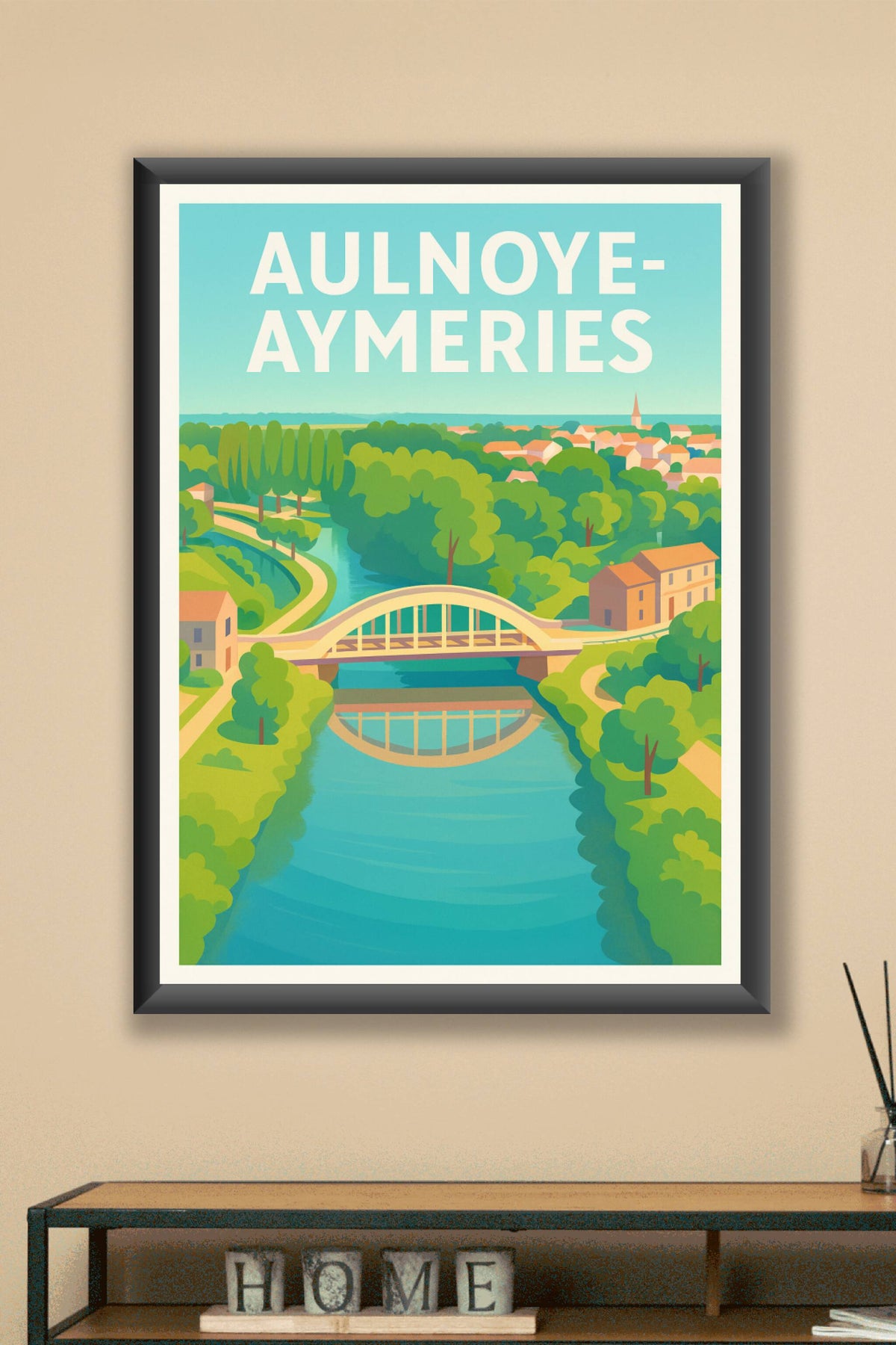 Affiche de Aulnoye-Aymeries - Charme verdoyant et patrimoine fluvial