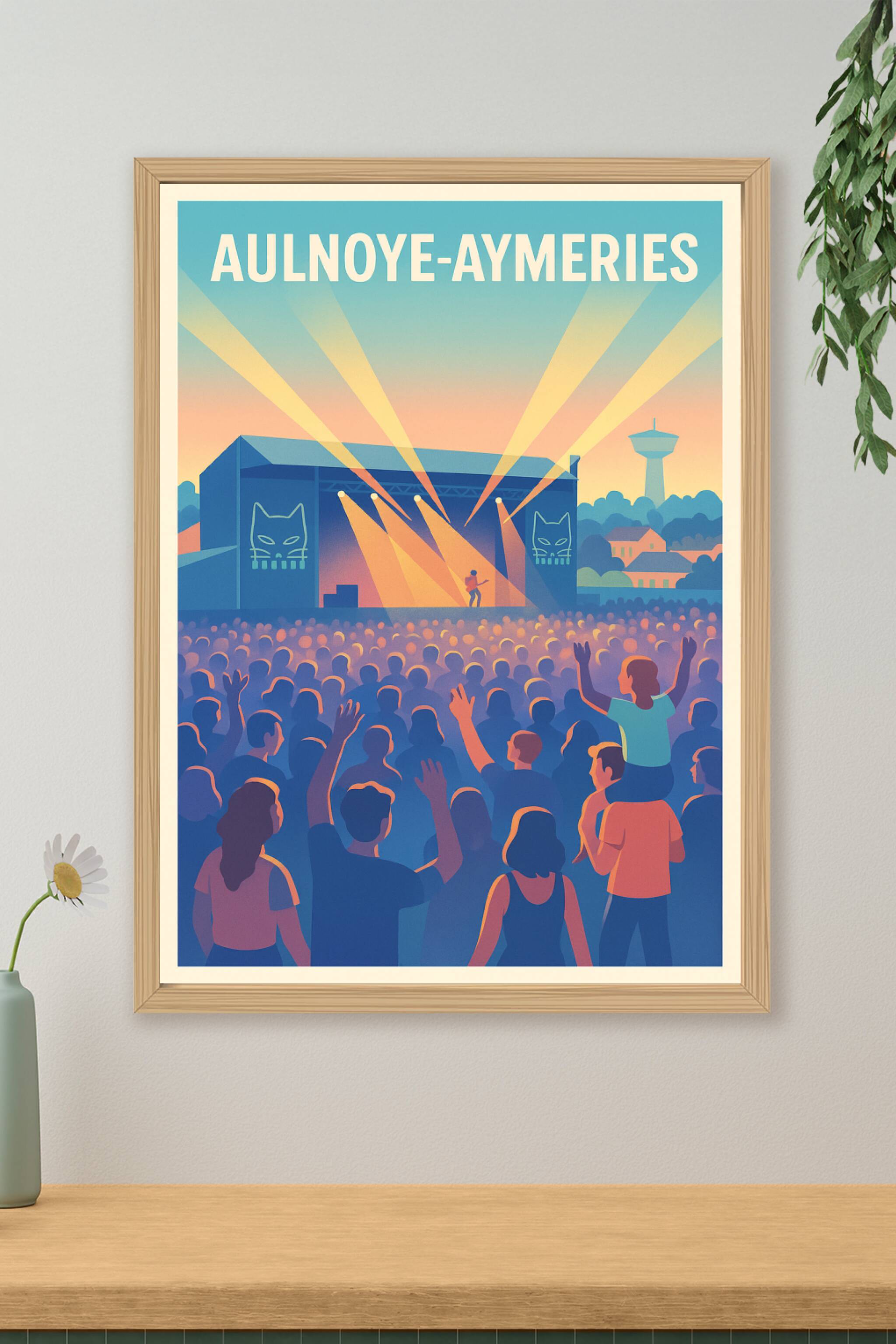 Affiche de Aulnoye-Aymeries - Vivez l'ambiance des concerts en plein air
