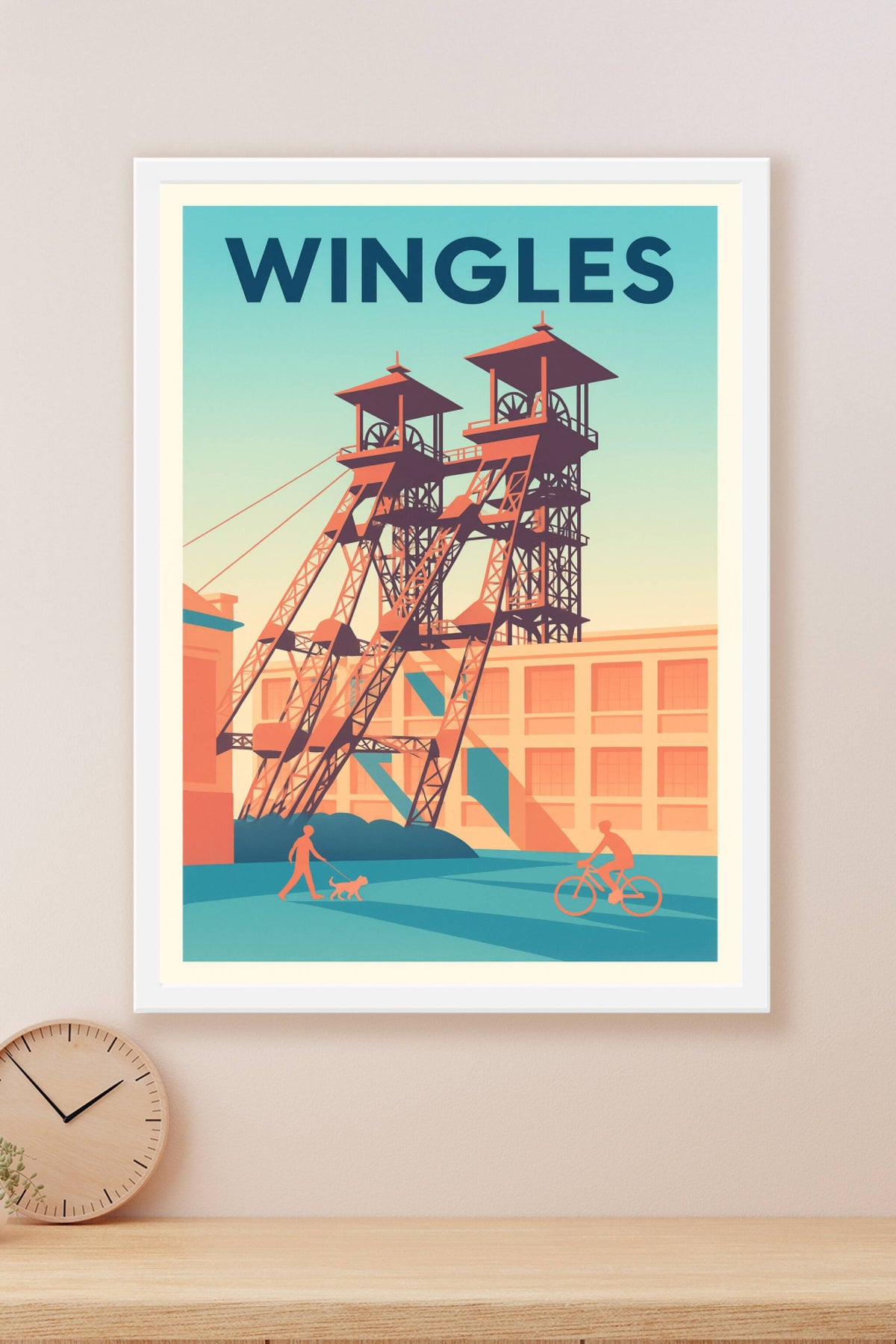 Affiche de Wingles - Patrimoine industriel et douceur de vivre