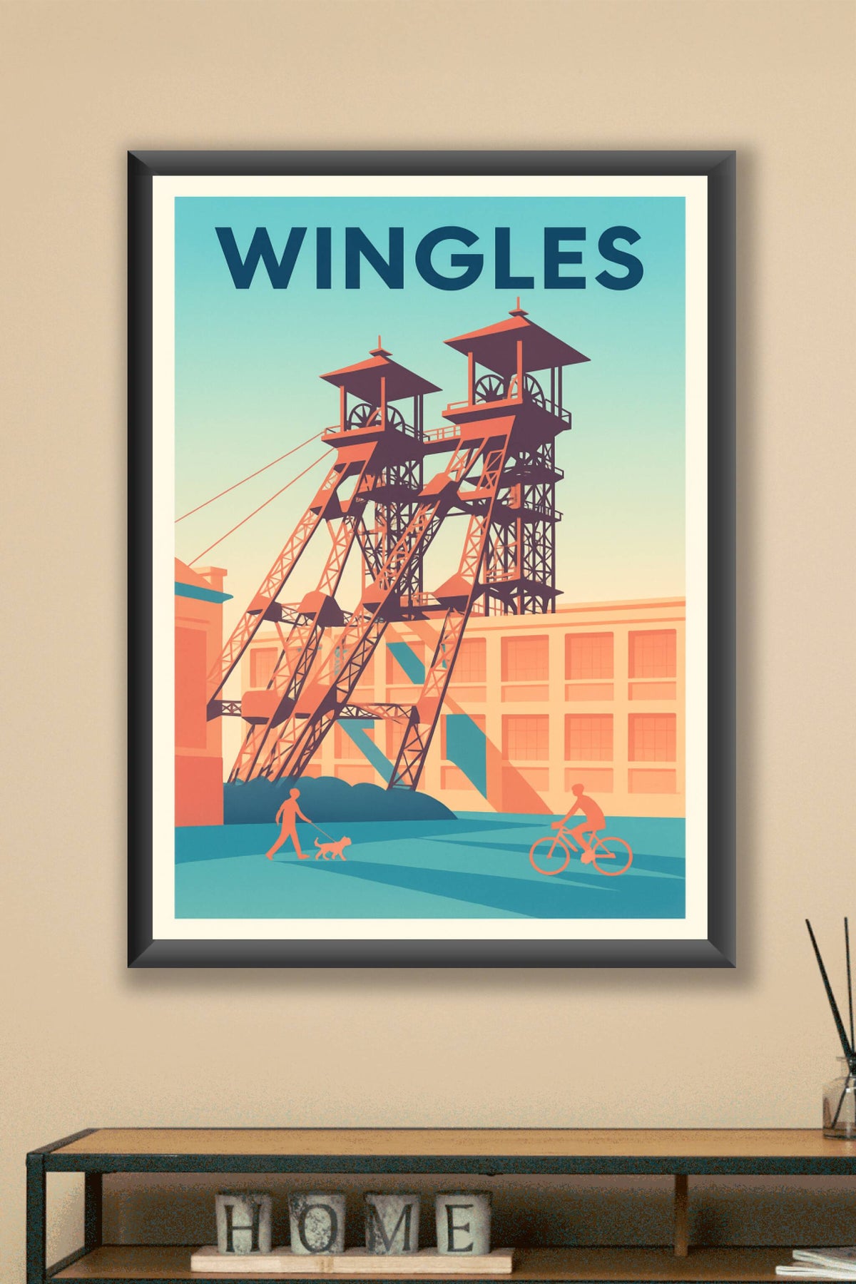 Affiche de Wingles - Patrimoine industriel et douceur de vivre