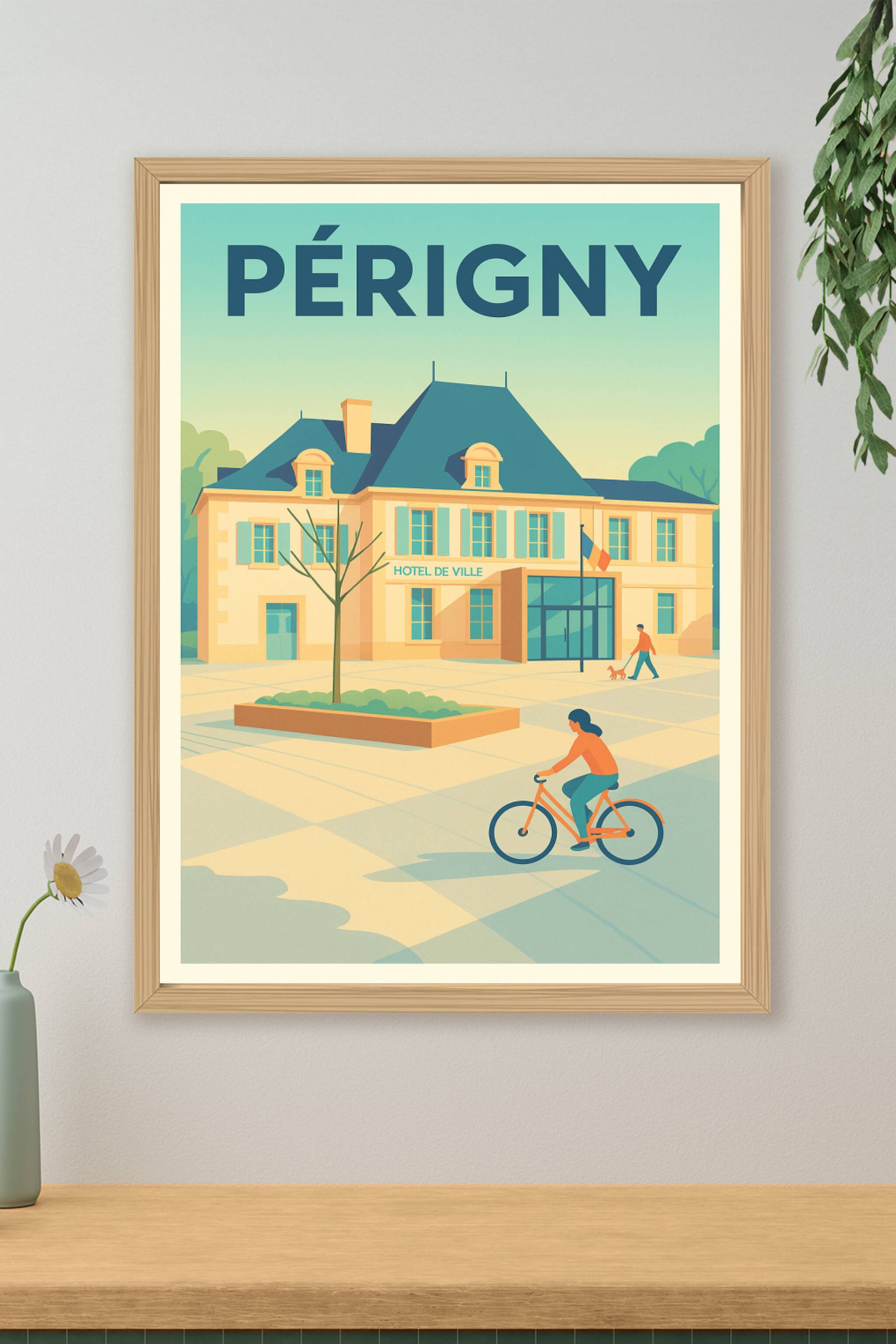 Affiche de Périgny - Sérénité et vie locale au cœur de la ville