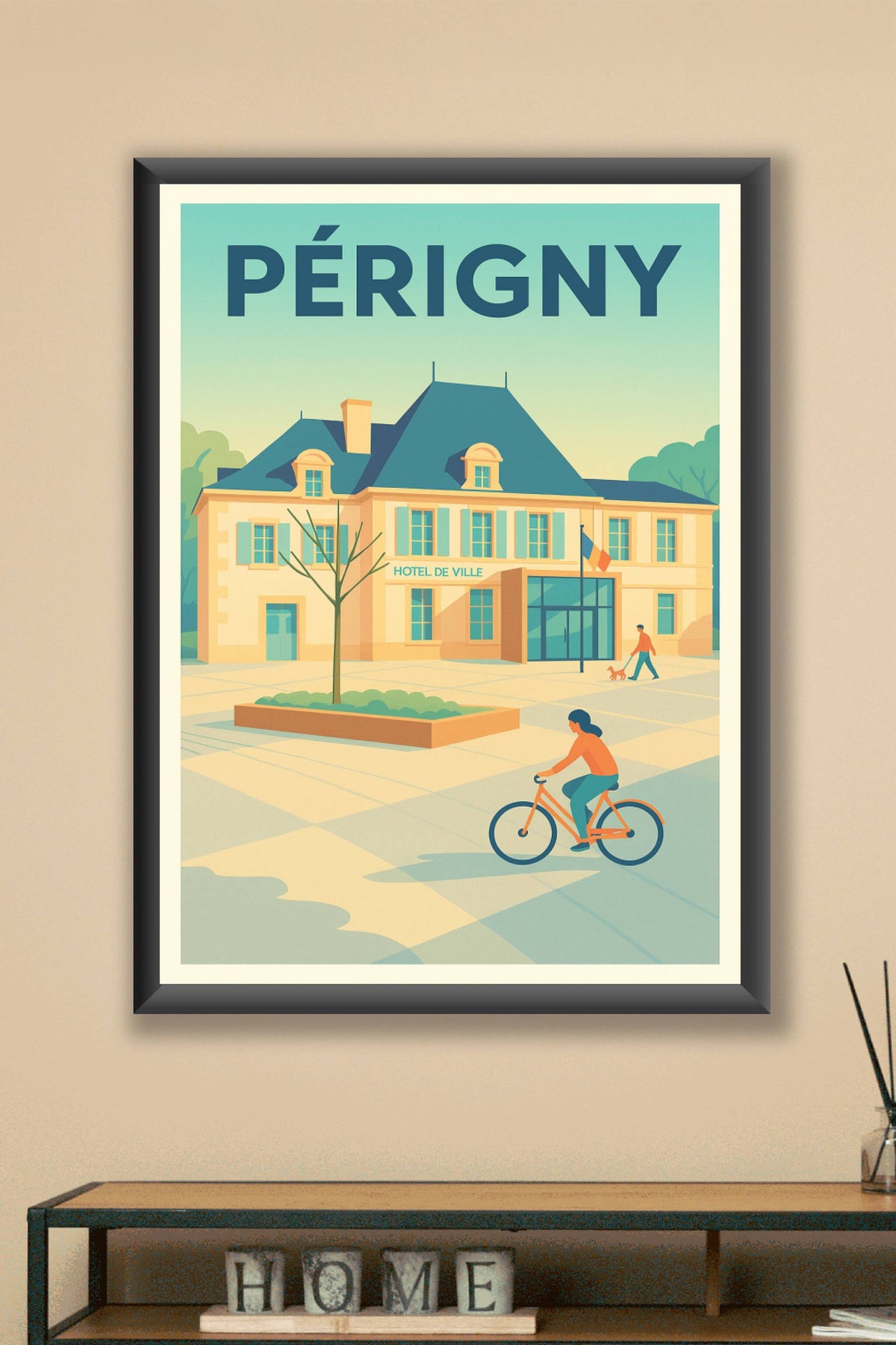 Affiche de Périgny - Sérénité et vie locale au cœur de la ville