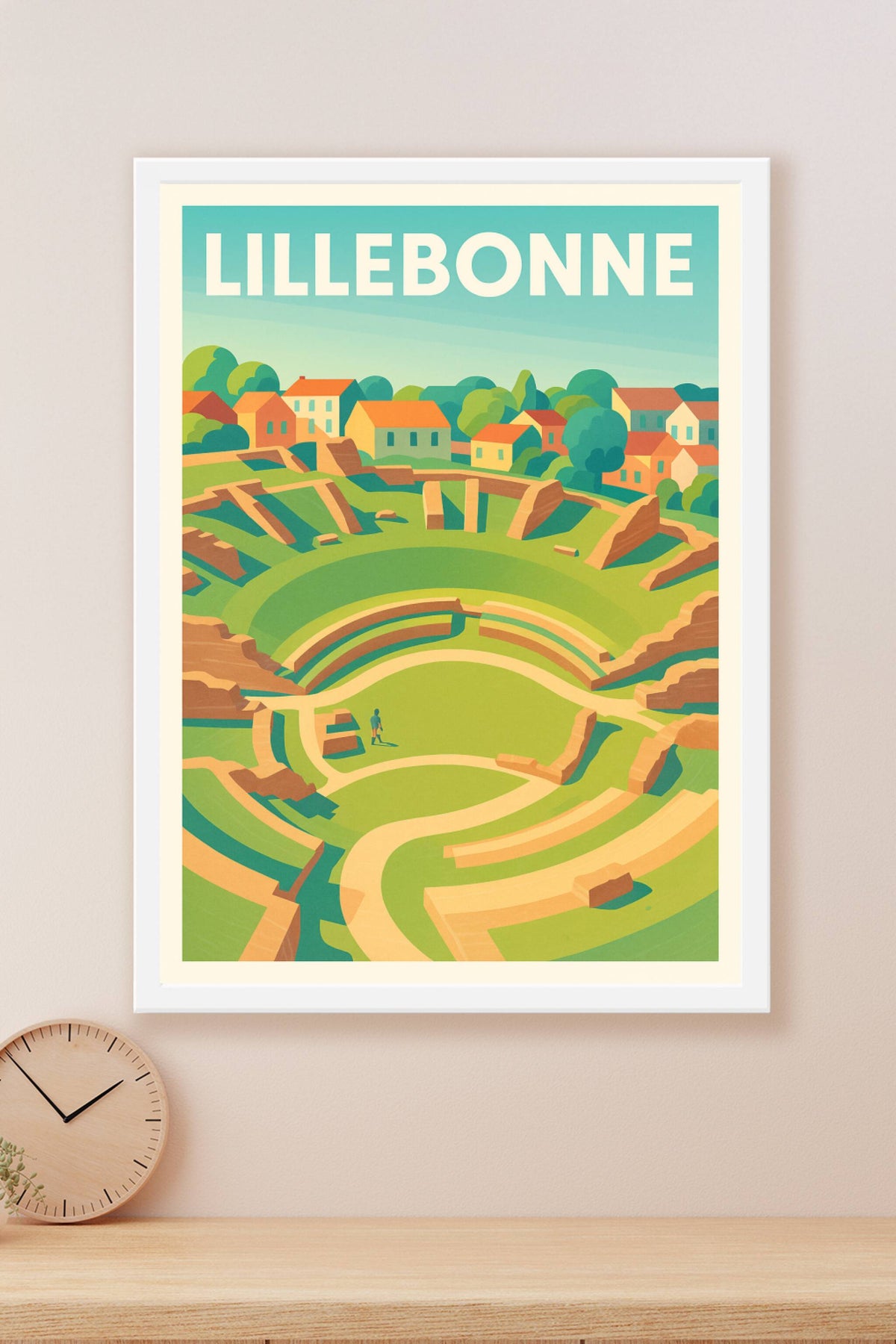 Affiche de Lillebonne - Voyage au cœur de l'antiquité normande