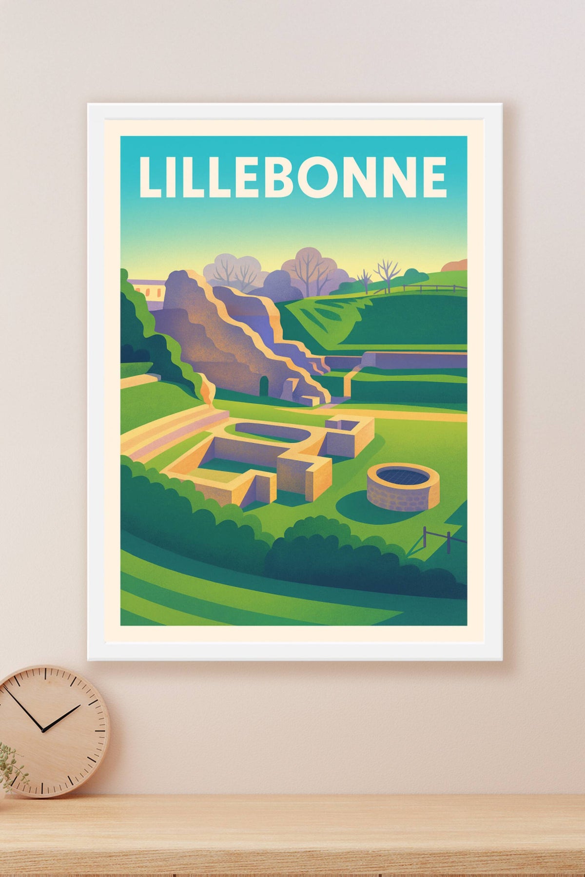Affiche de Lillebonne - Patrimoine Gallo-Romain Revisité