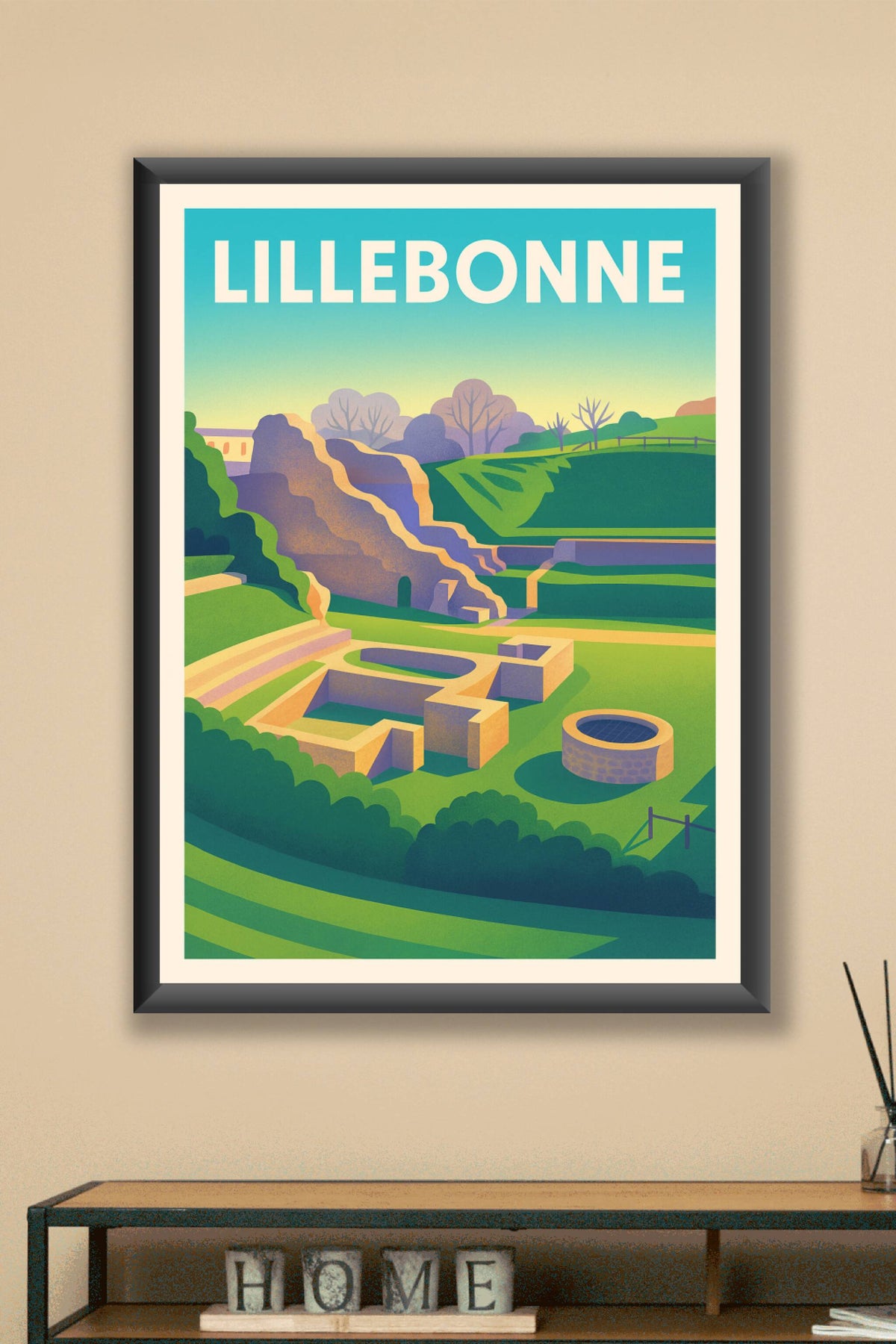 Affiche de Lillebonne - Patrimoine Gallo-Romain Revisité