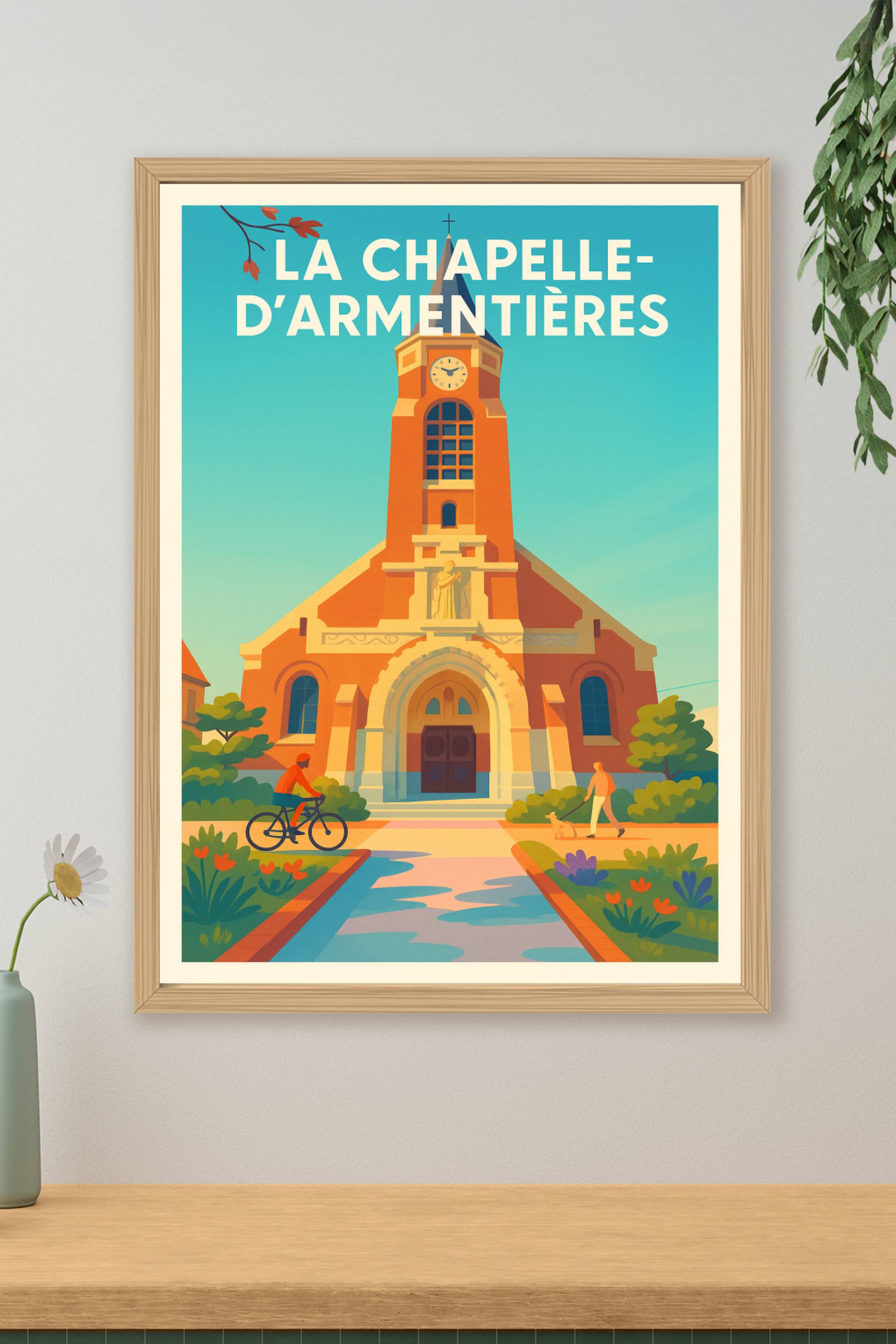 Affiche de Armentières - La Chapelle d'Armentières en lumière