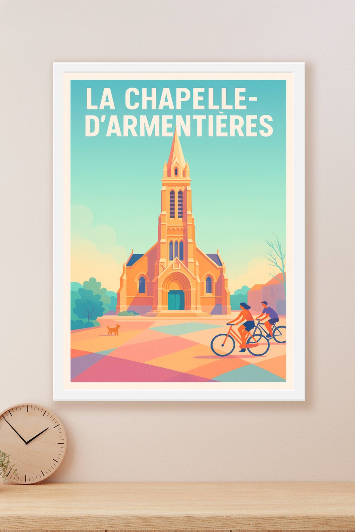 Affiche de La Chapelle-d'Armentières - Charme et Sérénité à Vélo