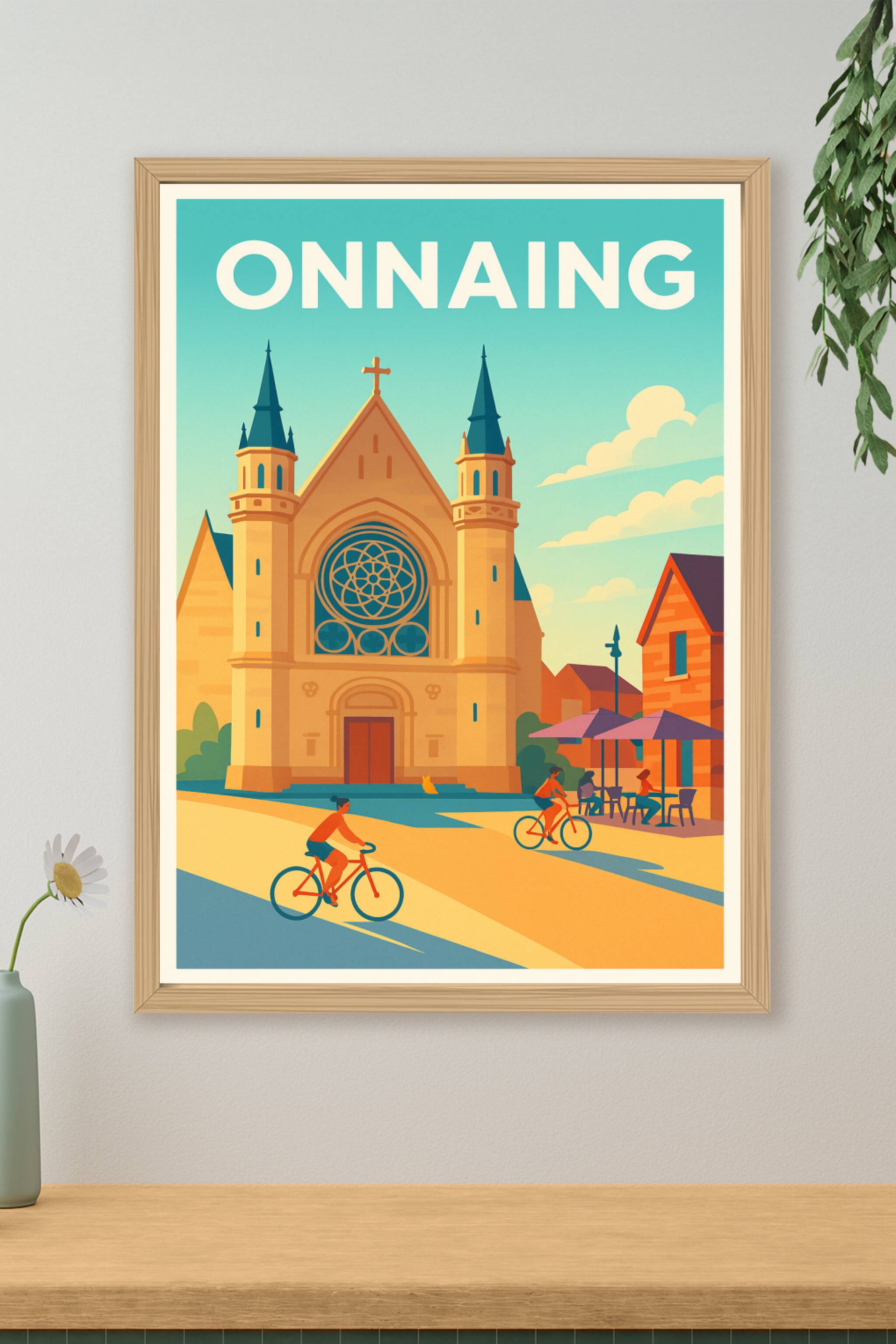 Affiche de Onnaing - L'église au cœur de la vie locale