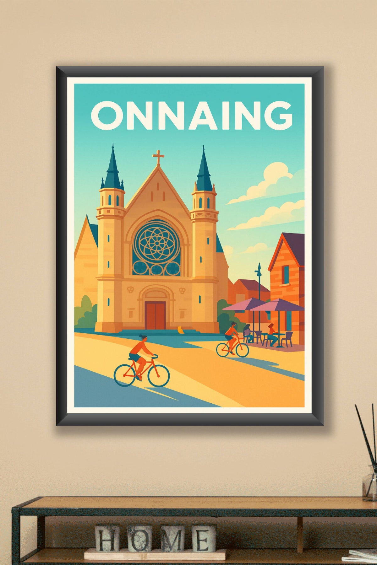 Affiche de Onnaing - L'église au cœur de la vie locale