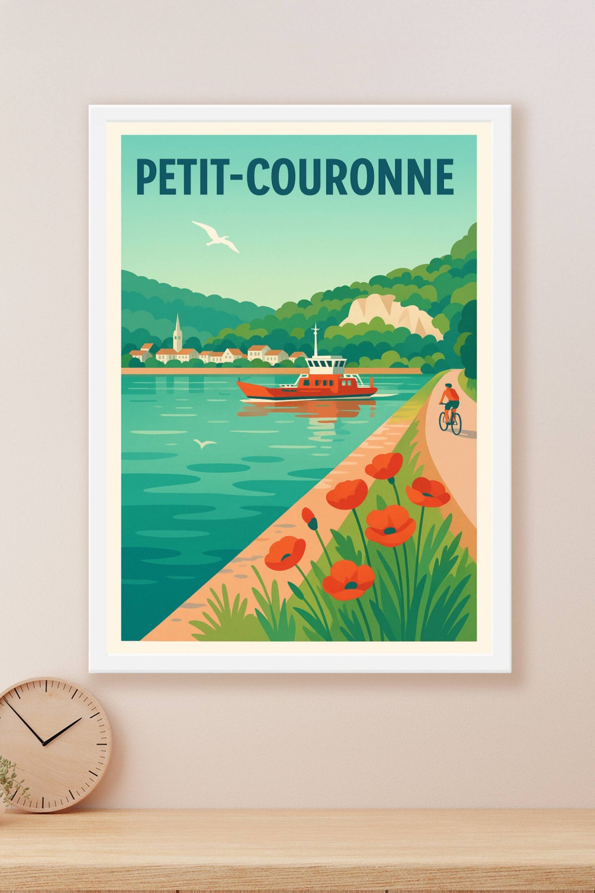 Affiche de Petit-Couronne - L'Évasion Nature au Bord de l'Eau
