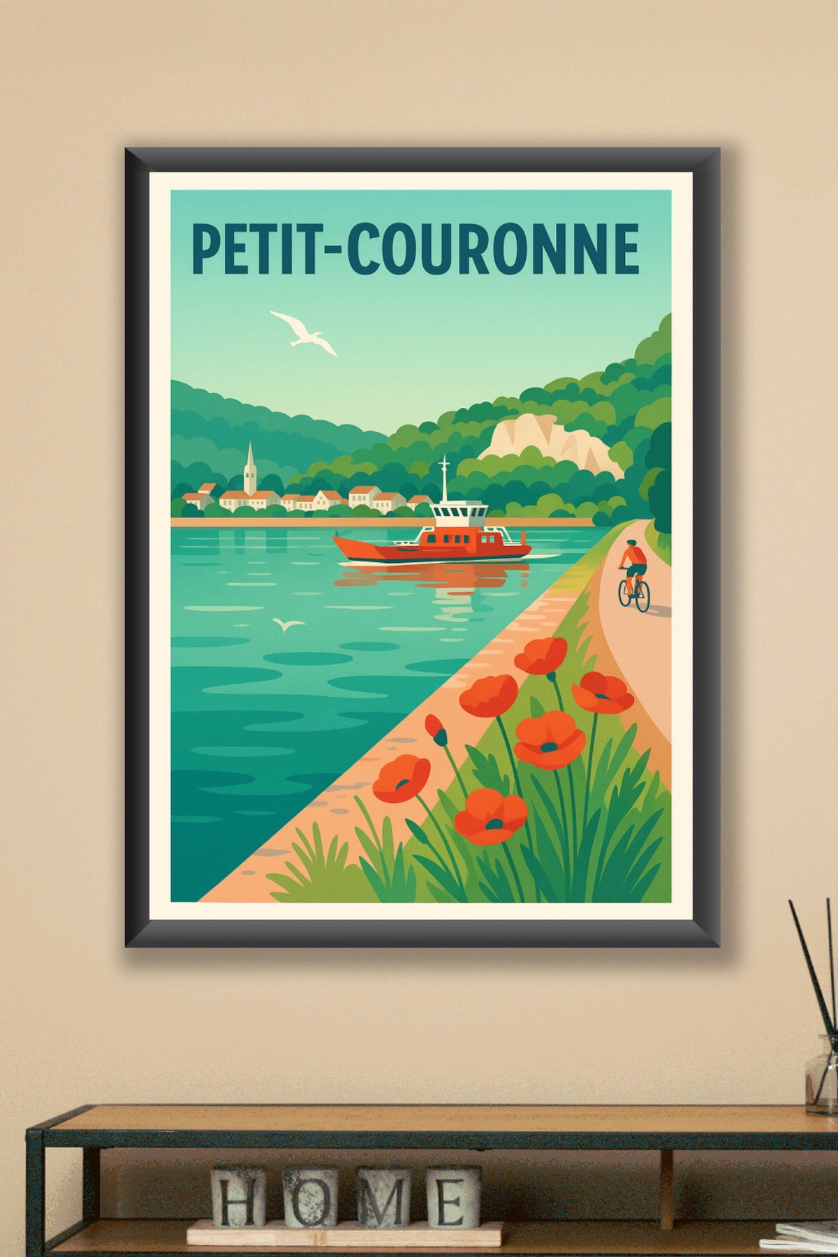 Affiche de Petit-Couronne - L'Évasion Nature au Bord de l'Eau