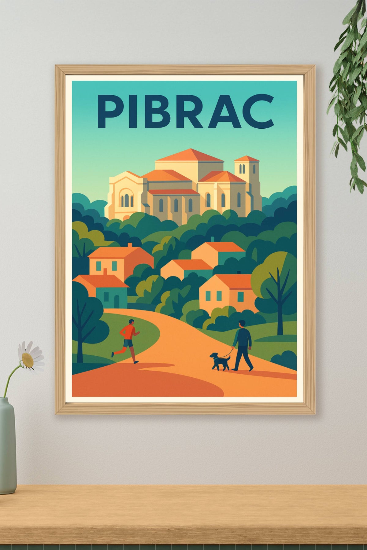 Affiche de Pibrac - Charme et Sérénité en Occitanie
