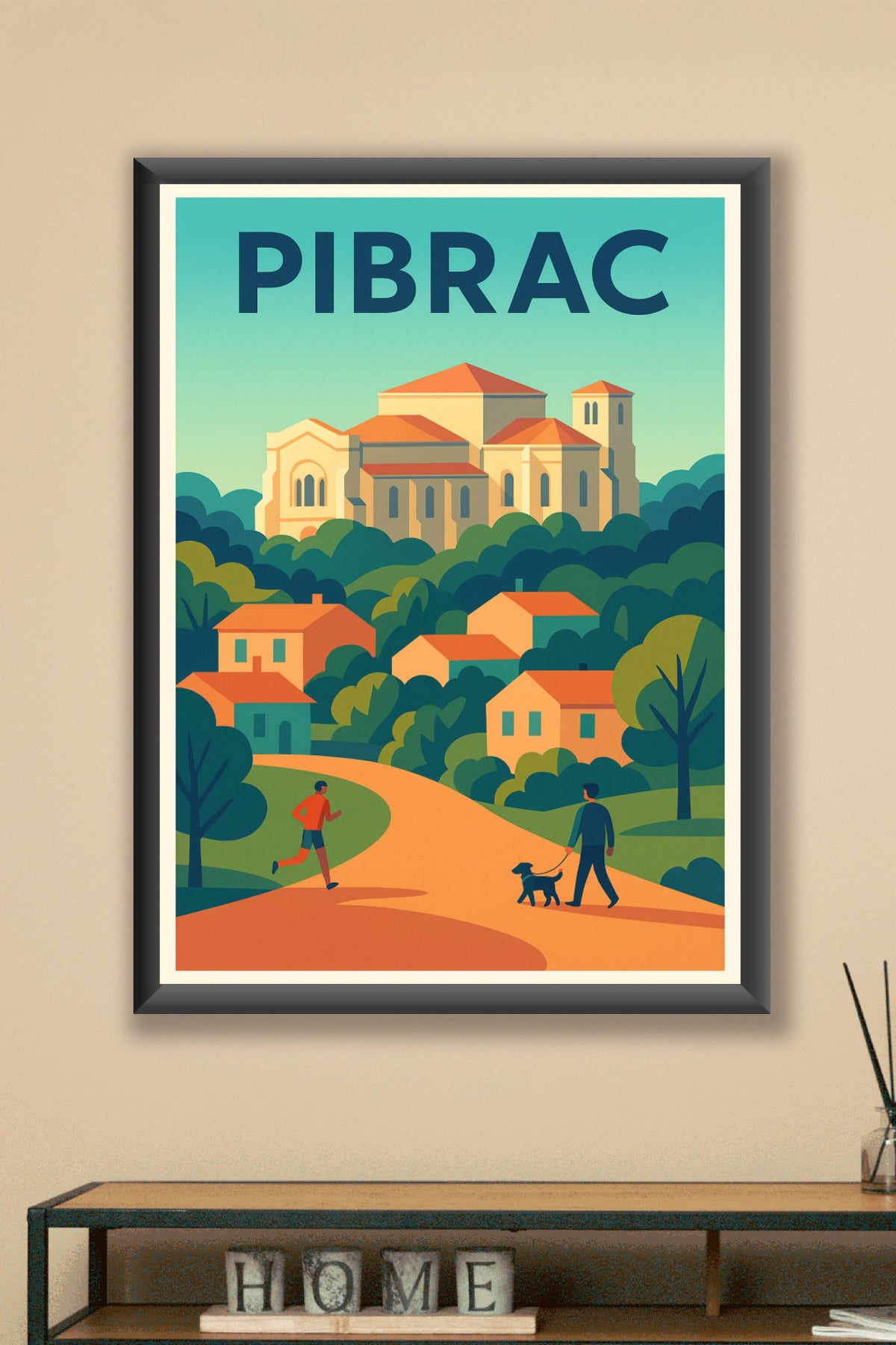 Affiche de Pibrac - Charme et Sérénité en Occitanie