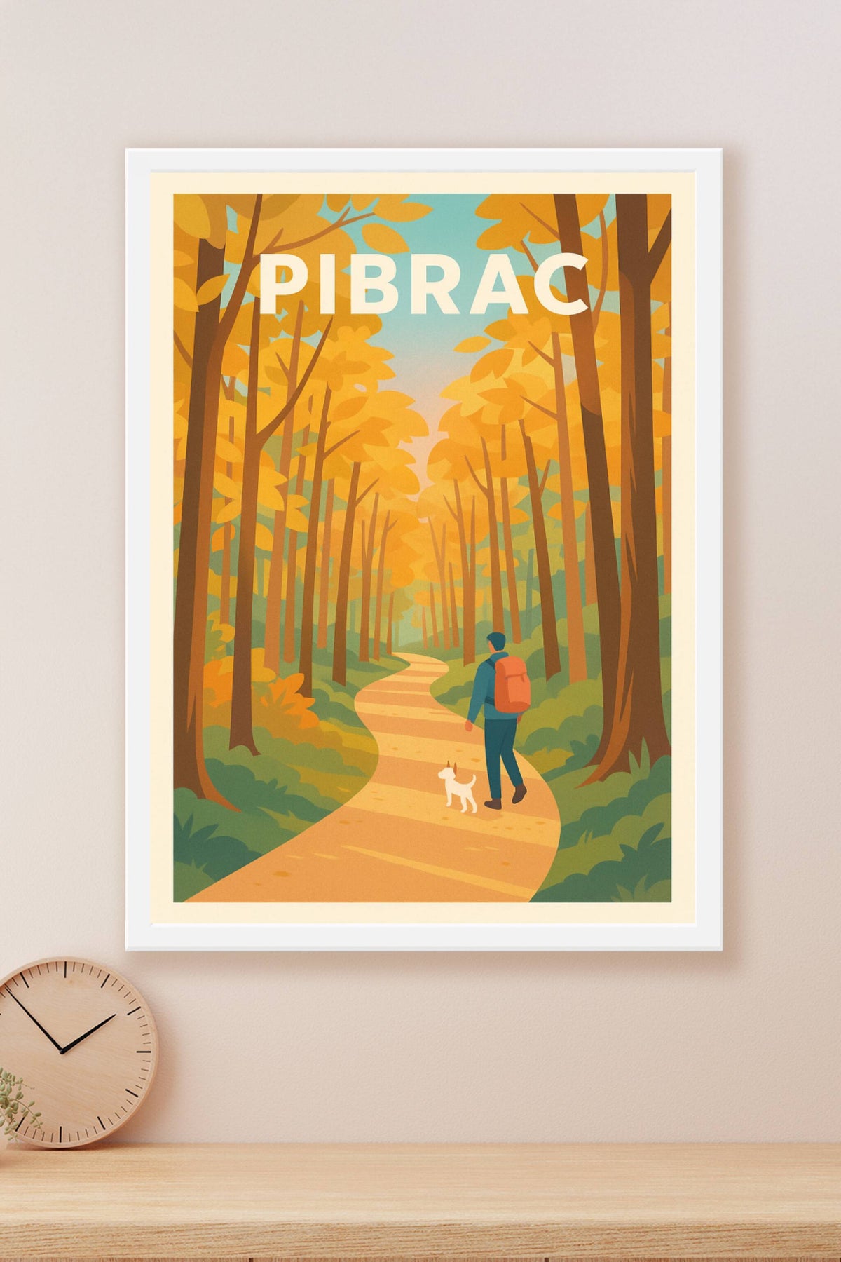Affiche de Pibrac - Promenade automnale en forêt