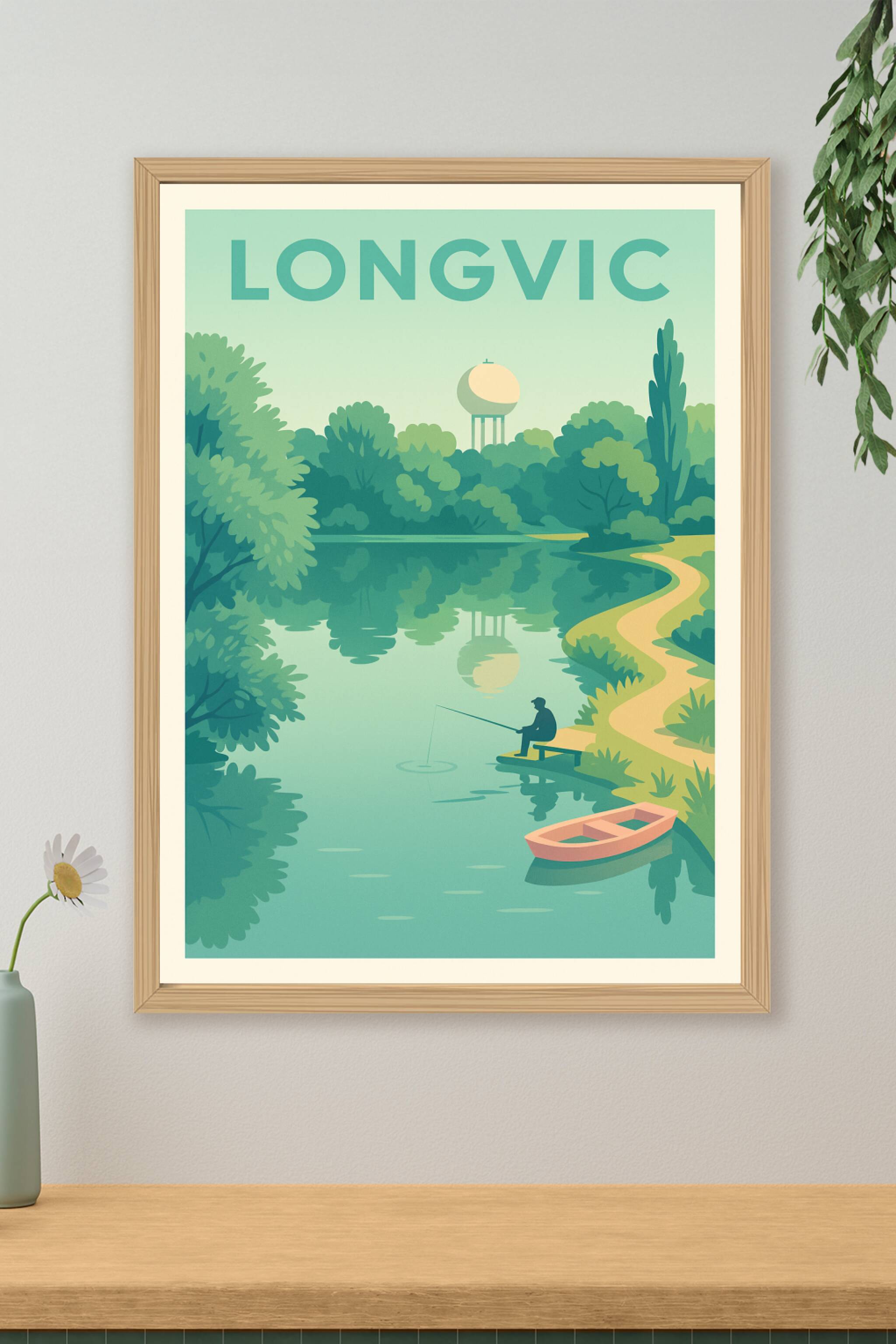 Affiche de Longvic - Sérénité au fil de l'eau