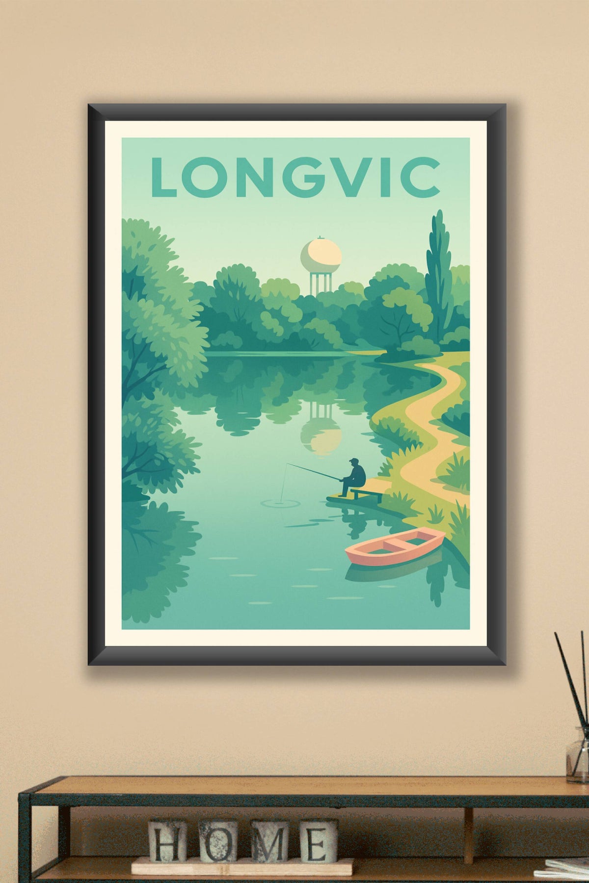 Affiche de Longvic - Sérénité au fil de l'eau