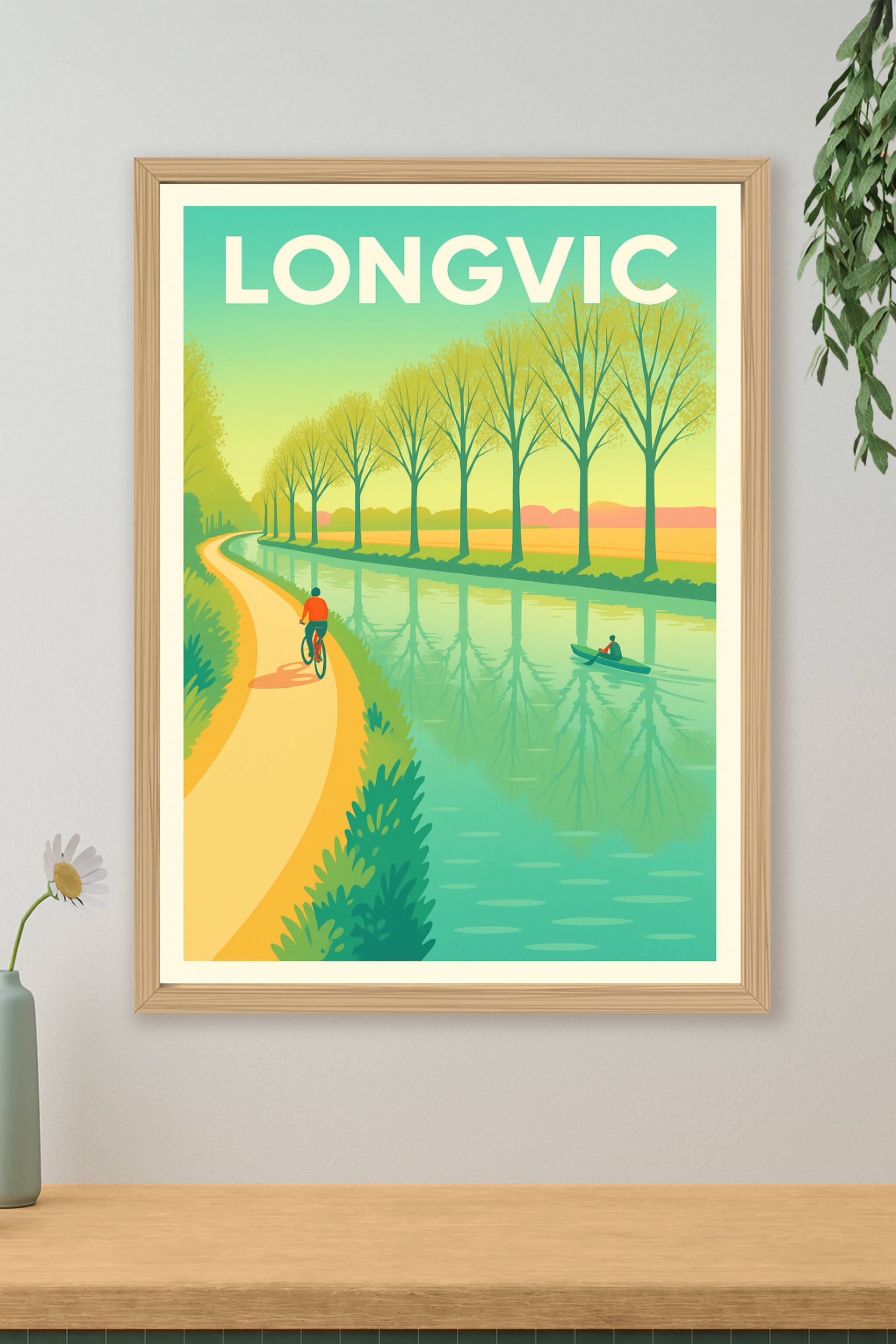 Affiche de Longvic - Évasion au fil de l'eau