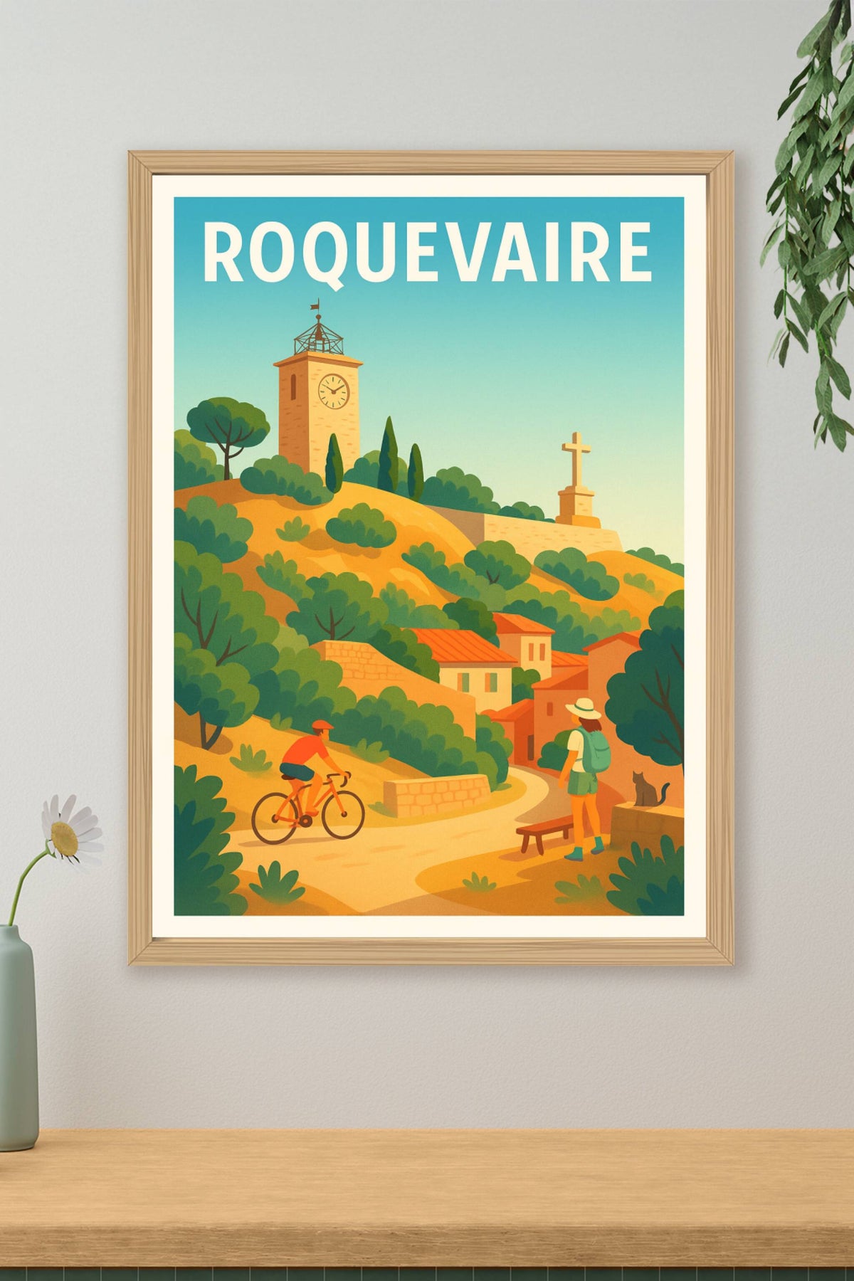 Affiche de Roquevaire - Charme provençal et douceur de vivre