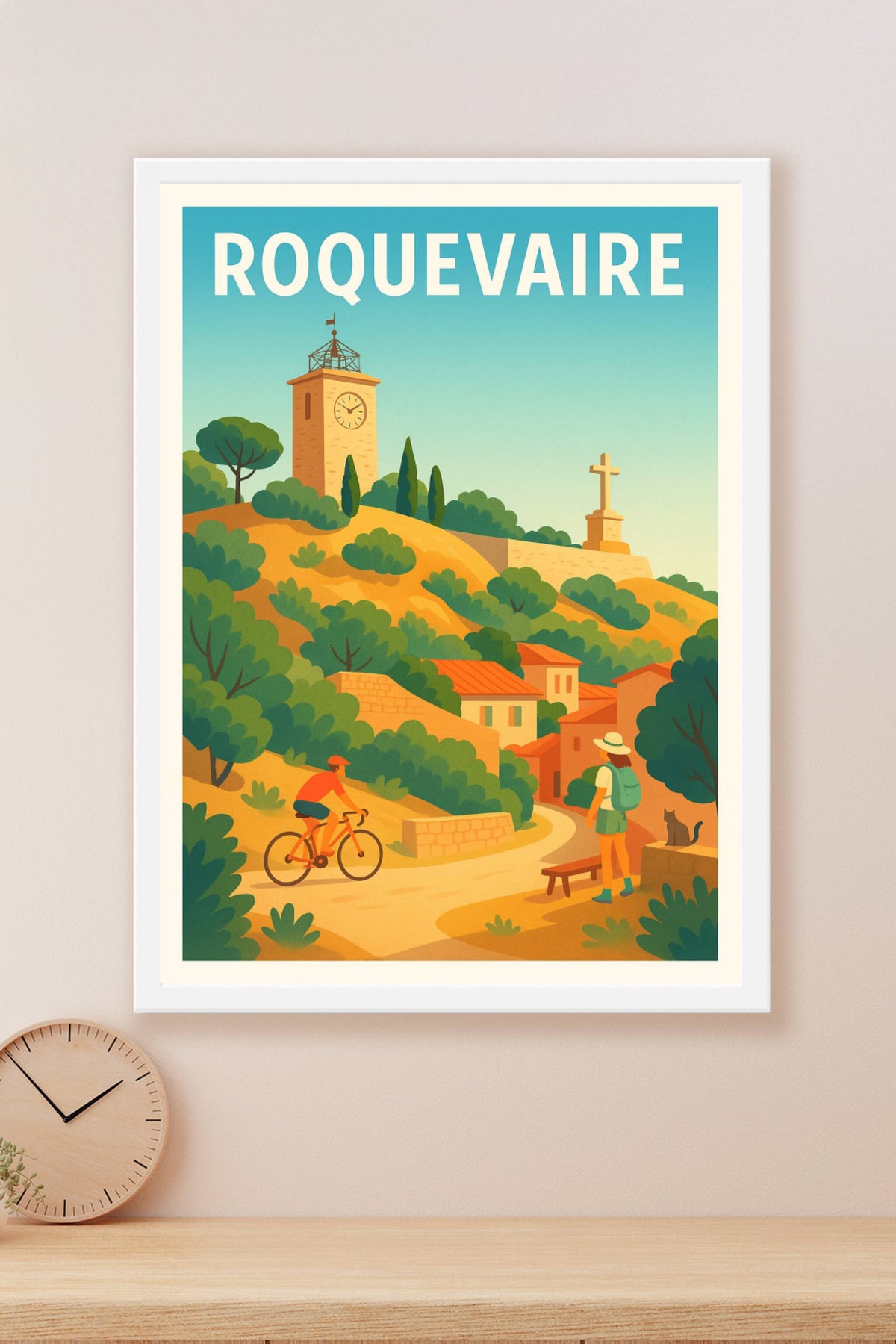 Affiche de Roquevaire - Charme provençal et douceur de vivre