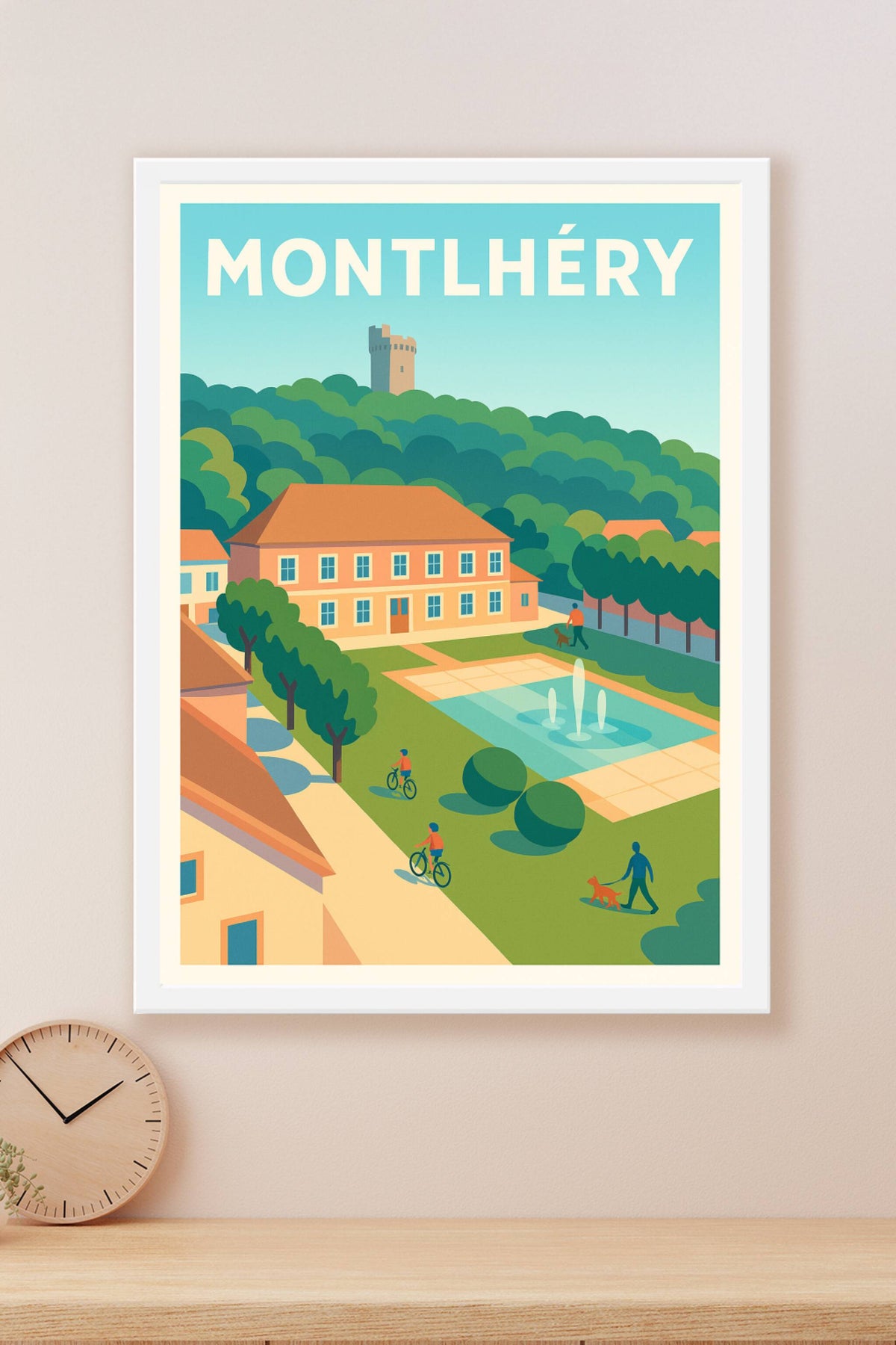 Affiche de Montlhéry - Havre de verdure et histoire