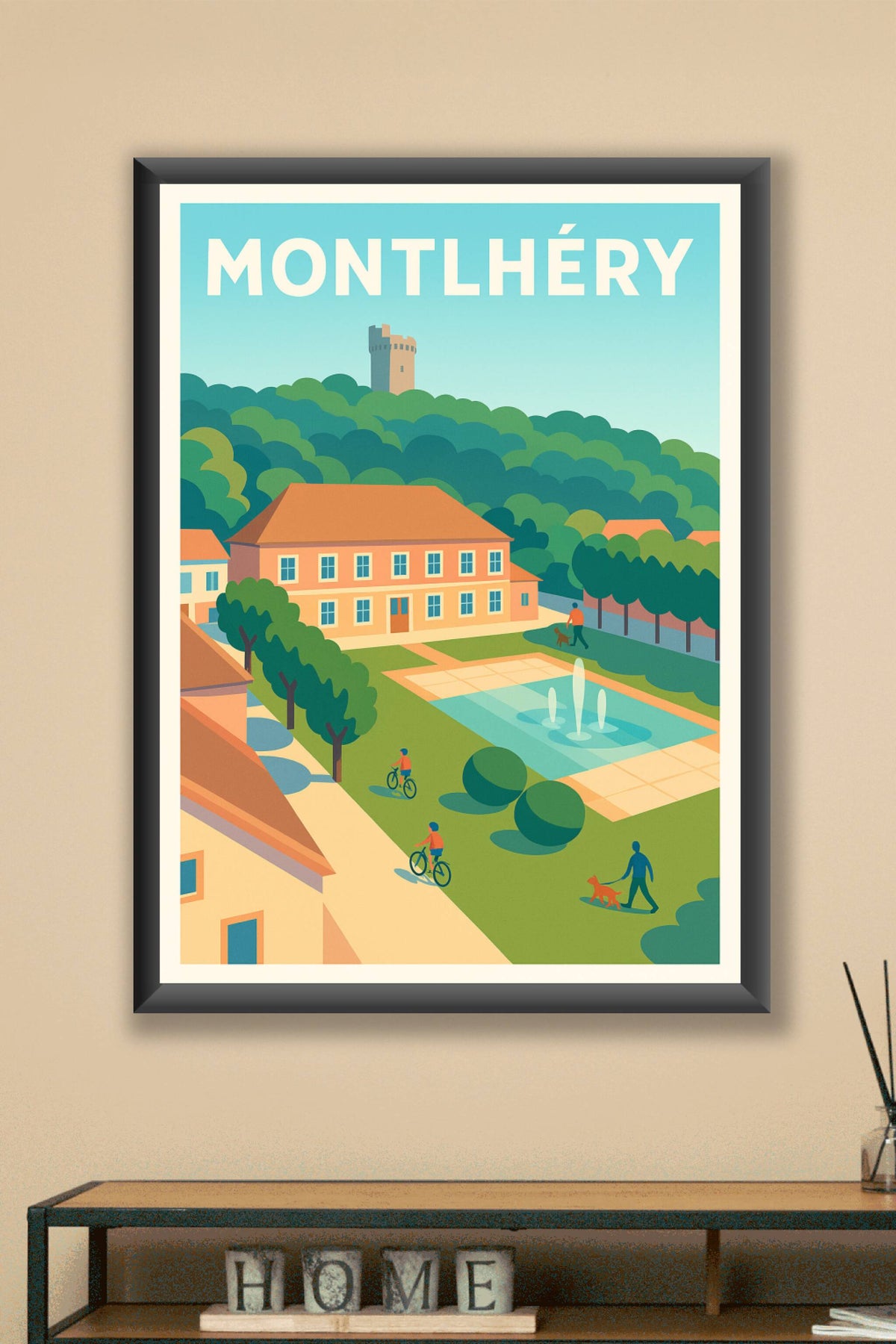 Affiche de Montlhéry - Havre de verdure et histoire