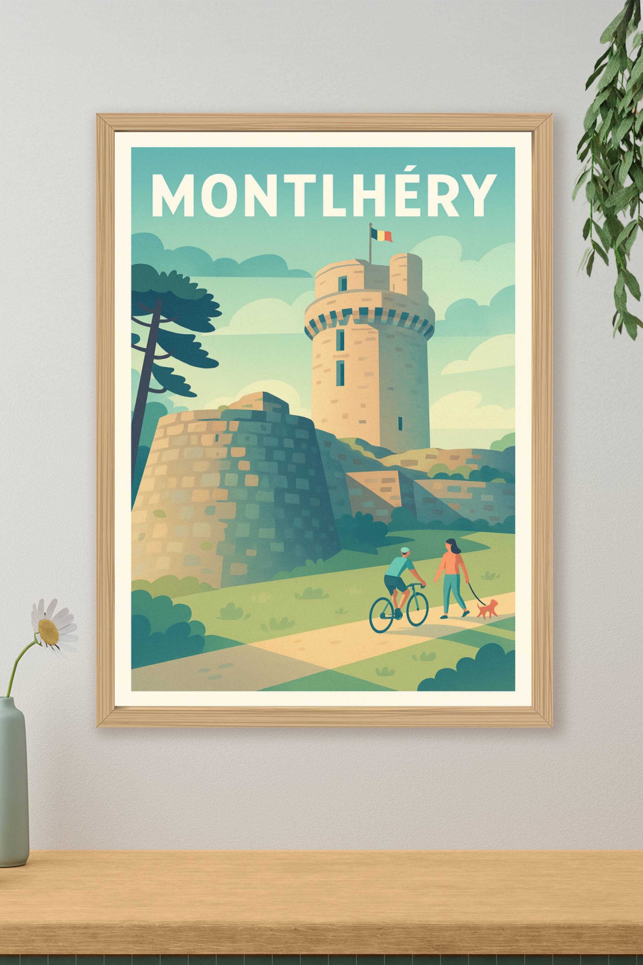 Affiche de Monthléry - L'élégance historique au cœur de la nature