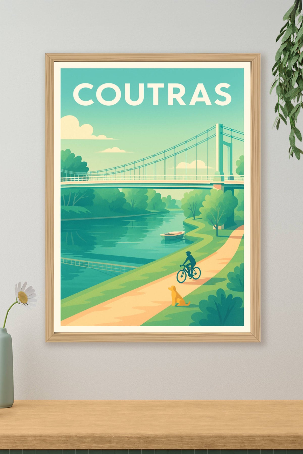 Affiche de Coutras - Balade et sérénité au bord de l'eau