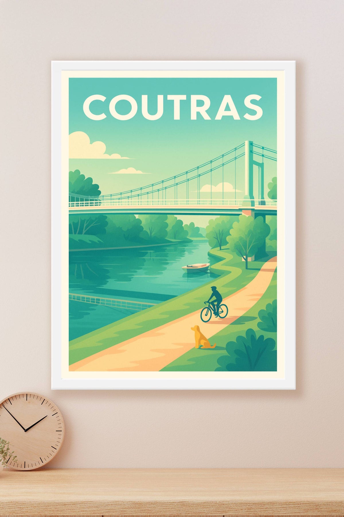 Affiche de Coutras - Balade et sérénité au bord de l'eau