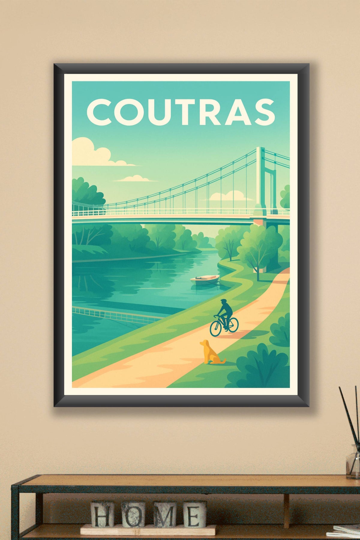 Affiche de Coutras - Balade et sérénité au bord de l'eau
