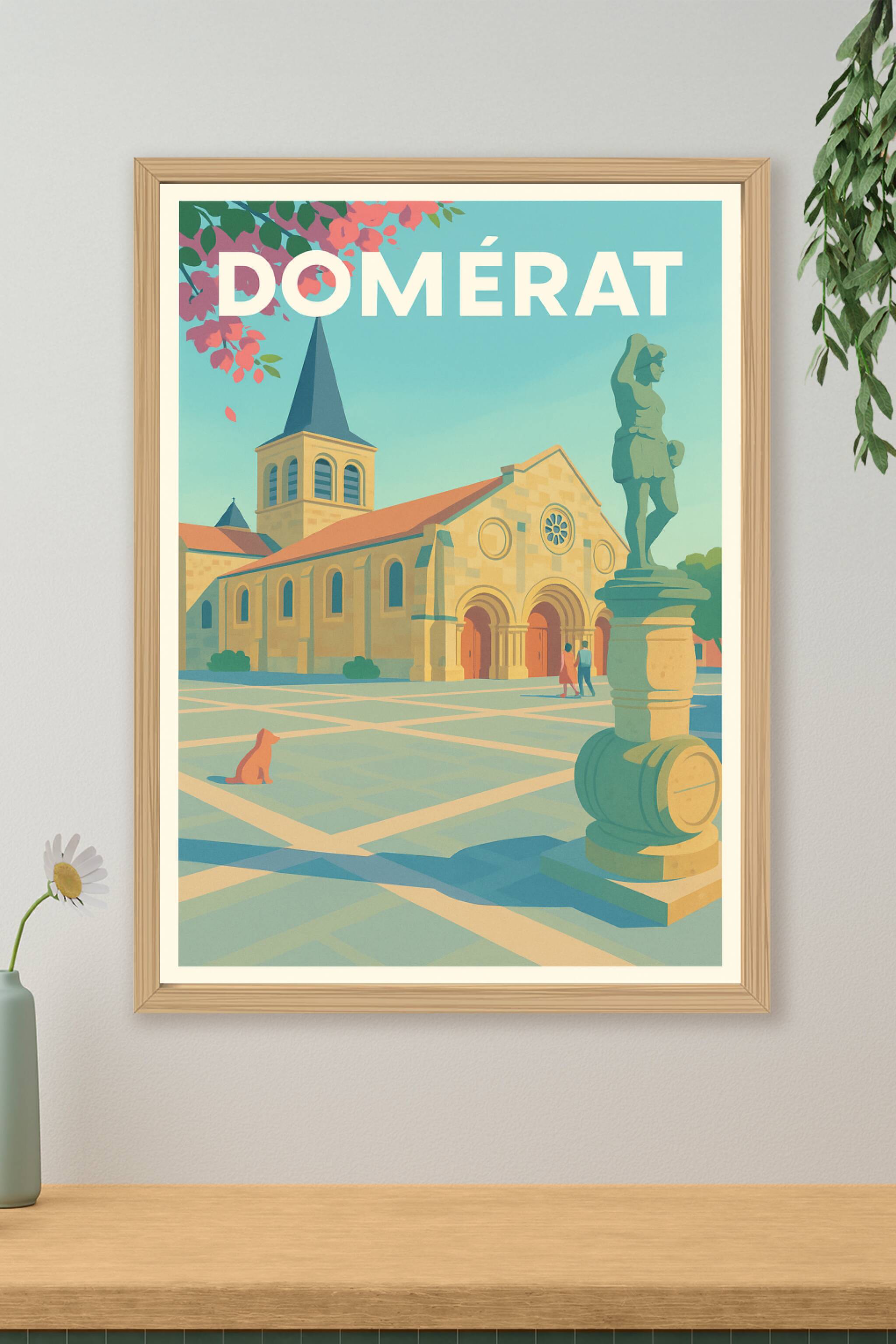 Affiche de Domérat - Charme et Sérénité au Cœur de la Ville