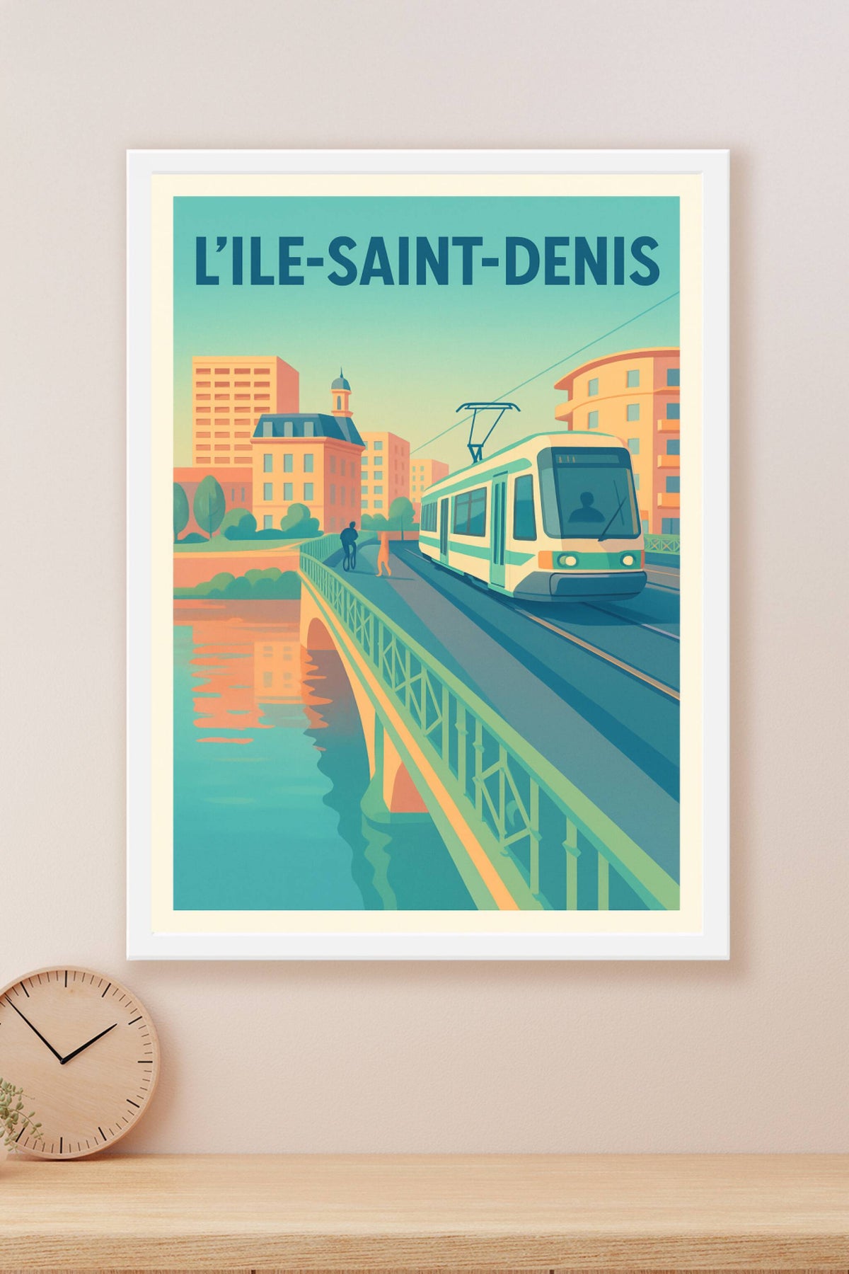 Affiche de L'Île-Saint-Denis - Modernité au fil de l'eau