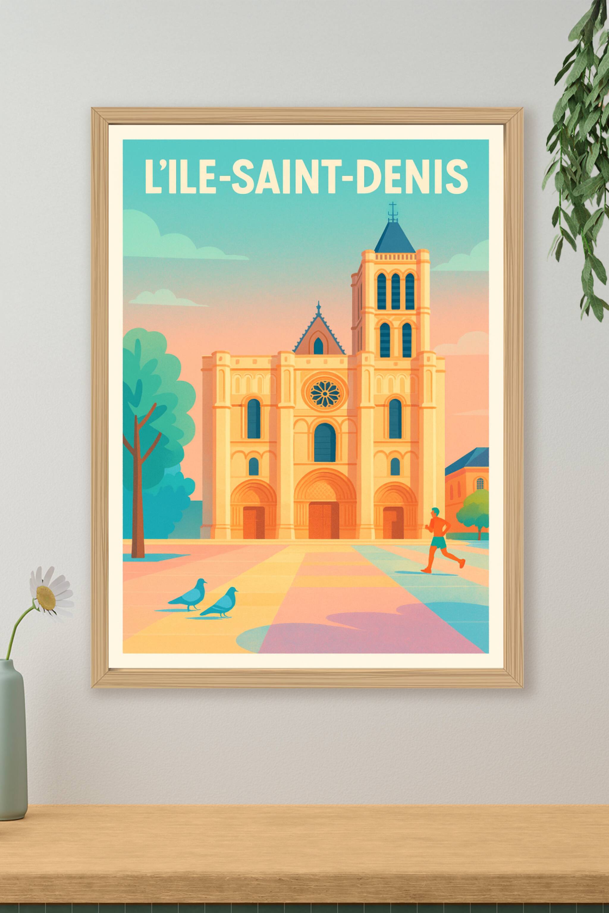 Affiche de L'Île-Saint-Denis - L'élégance architecturale en poster
