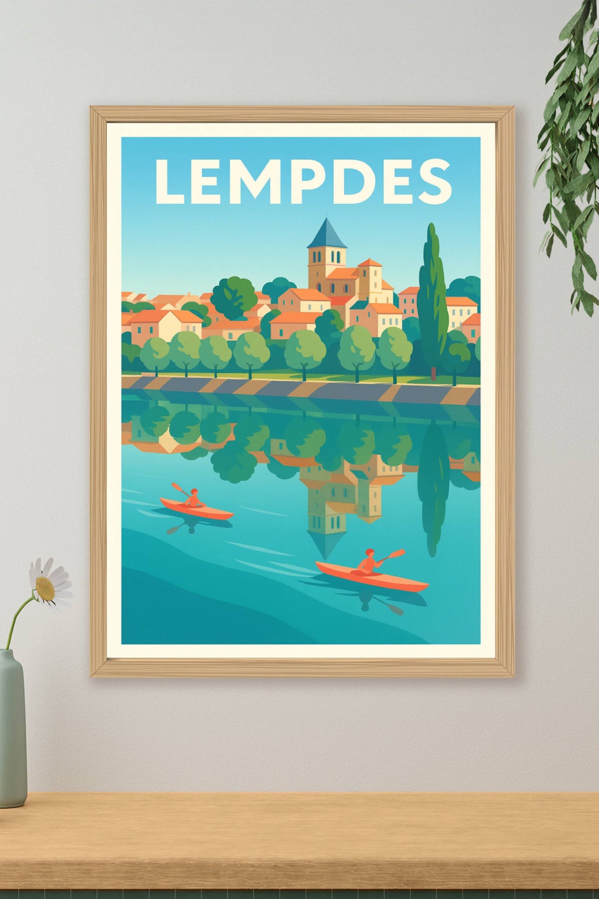 Affiche de Lempdes - Harmonie et Sérénité au fil de l'eau