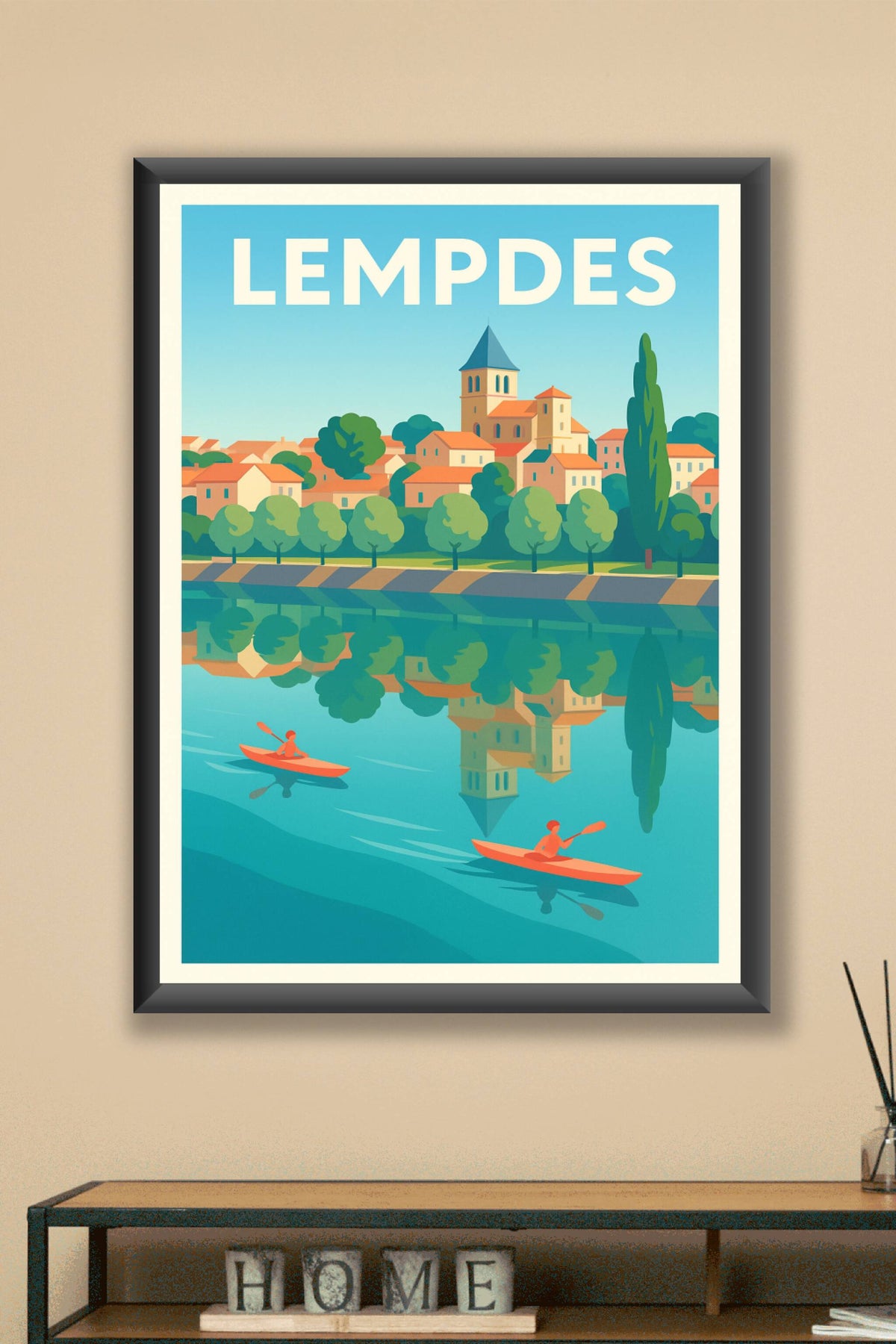 Affiche de Lempdes - Harmonie et Sérénité au fil de l'eau
