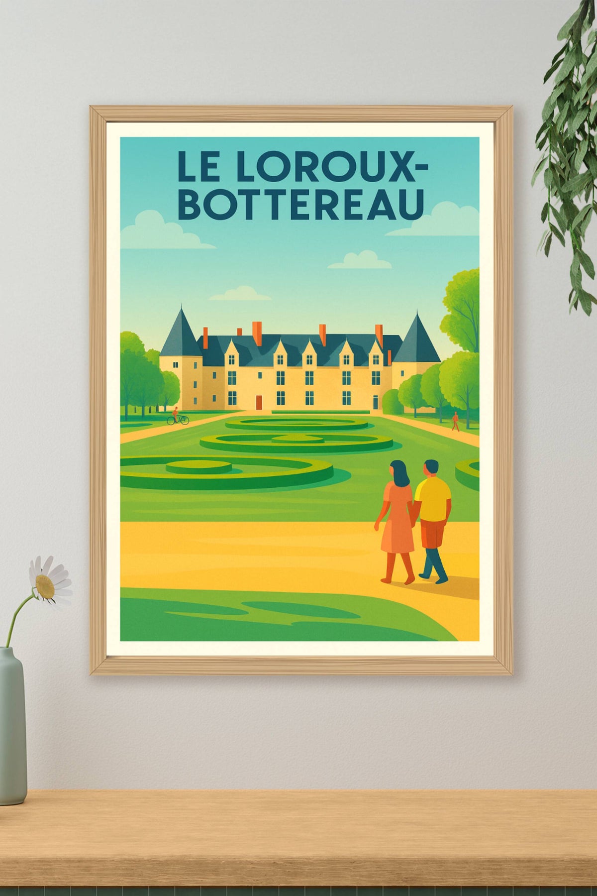 Affiche de Le Loroux-Bottereau - Escapade au Château et jardins à la française