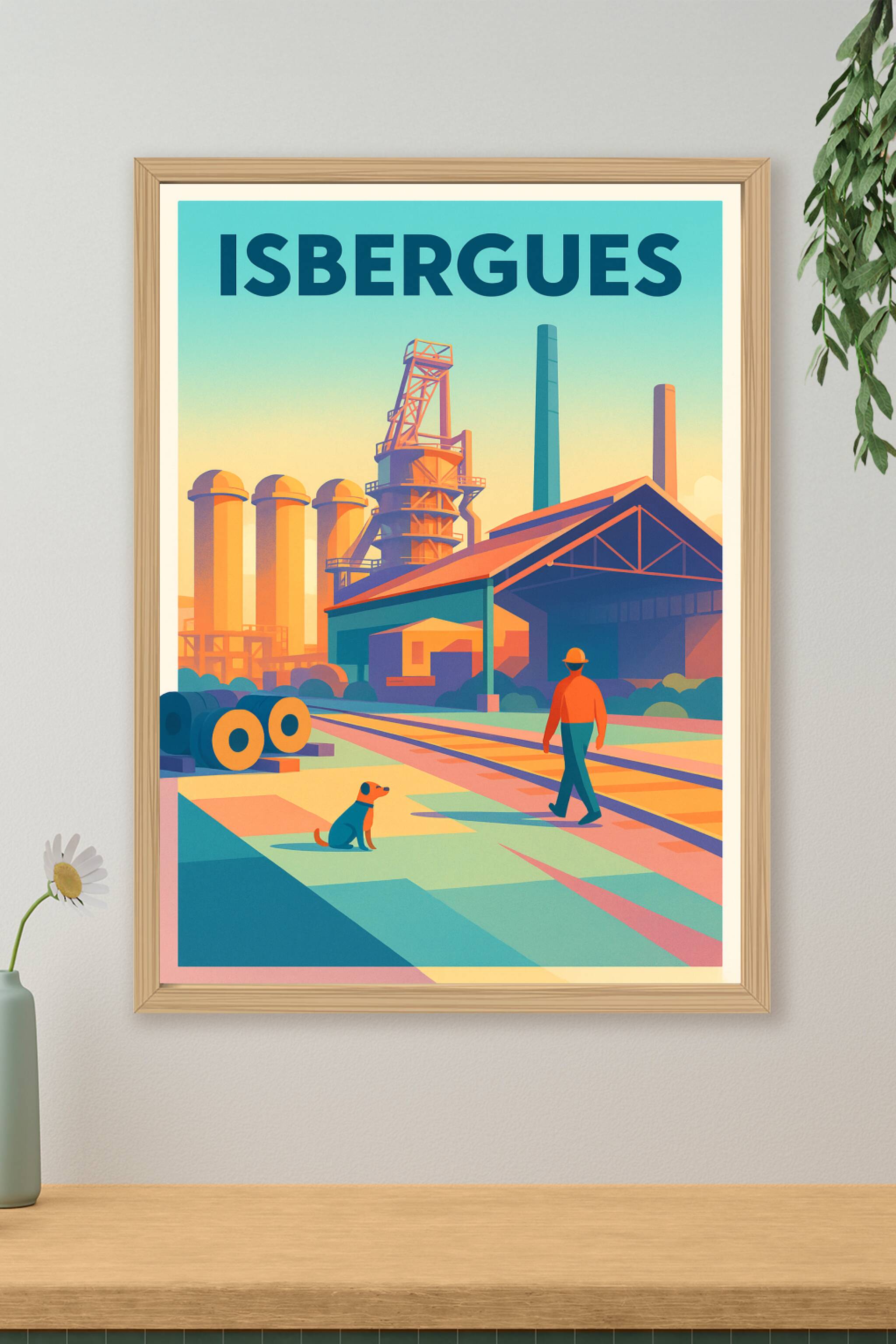 Affiche de Isbergues - L'âme industrielle au cœur des Flandres