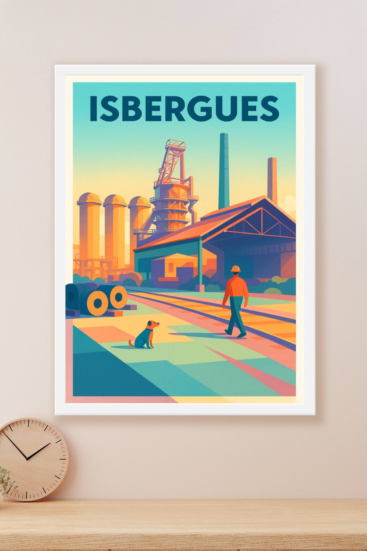 Affiche de Isbergues - L'âme industrielle au cœur des Flandres