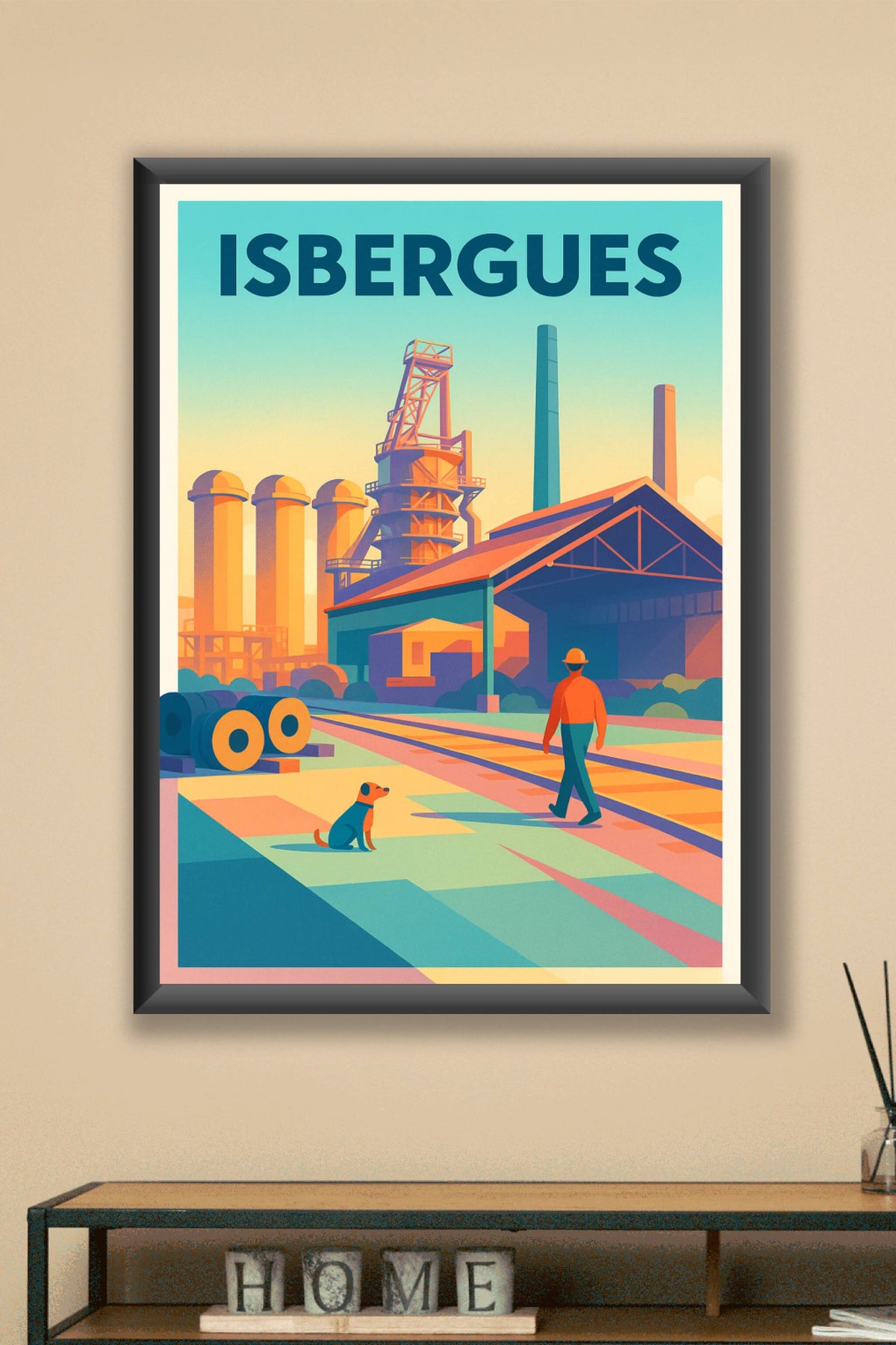 Affiche de Isbergues - L'âme industrielle au cœur des Flandres