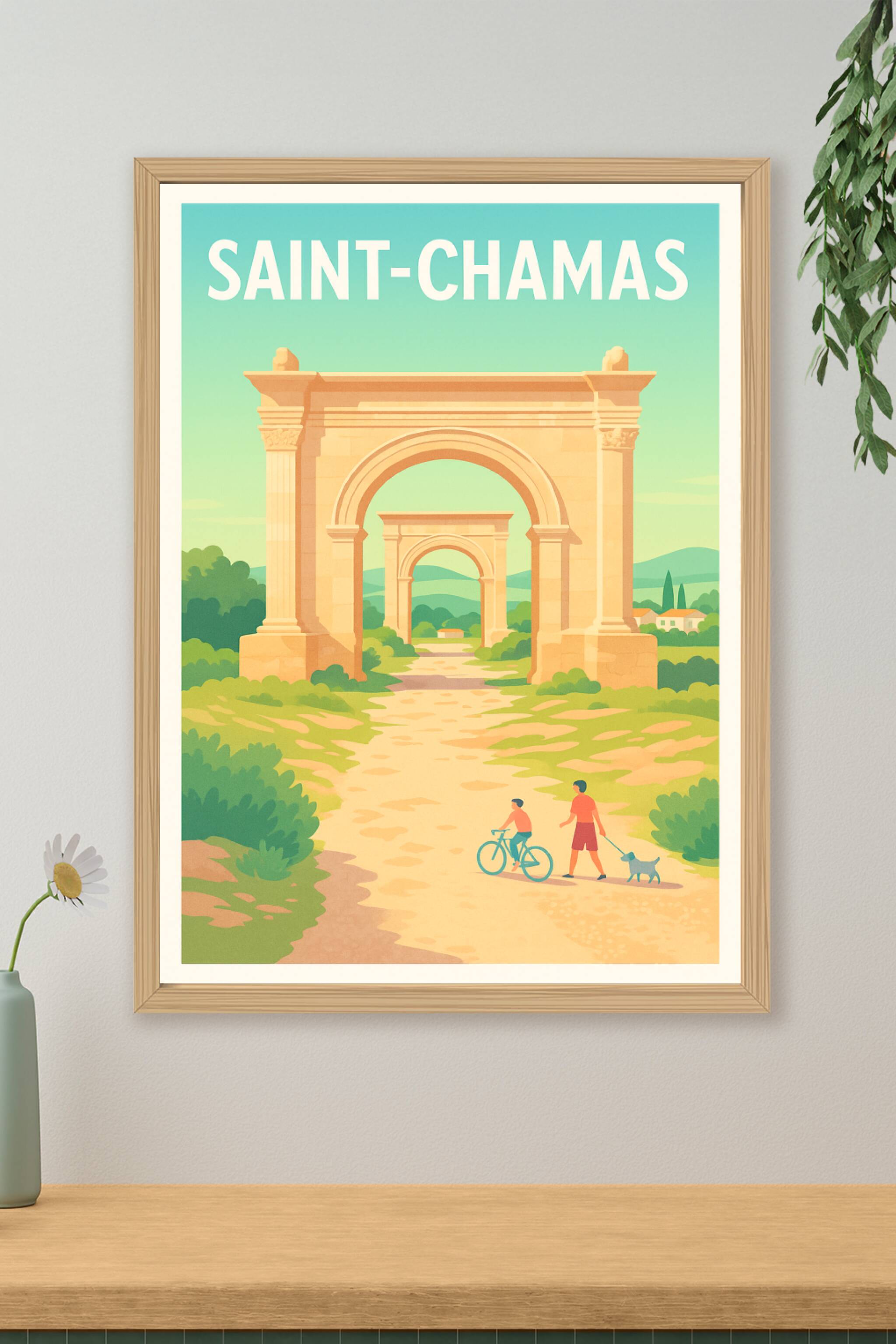 Affiche de Saint-Chamas - Balade sous les arcs historiques