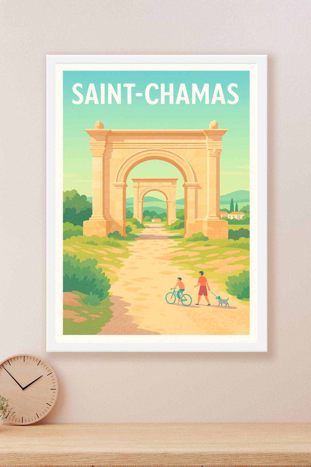 Affiche de Saint-Chamas - Balade sous les arcs historiques
