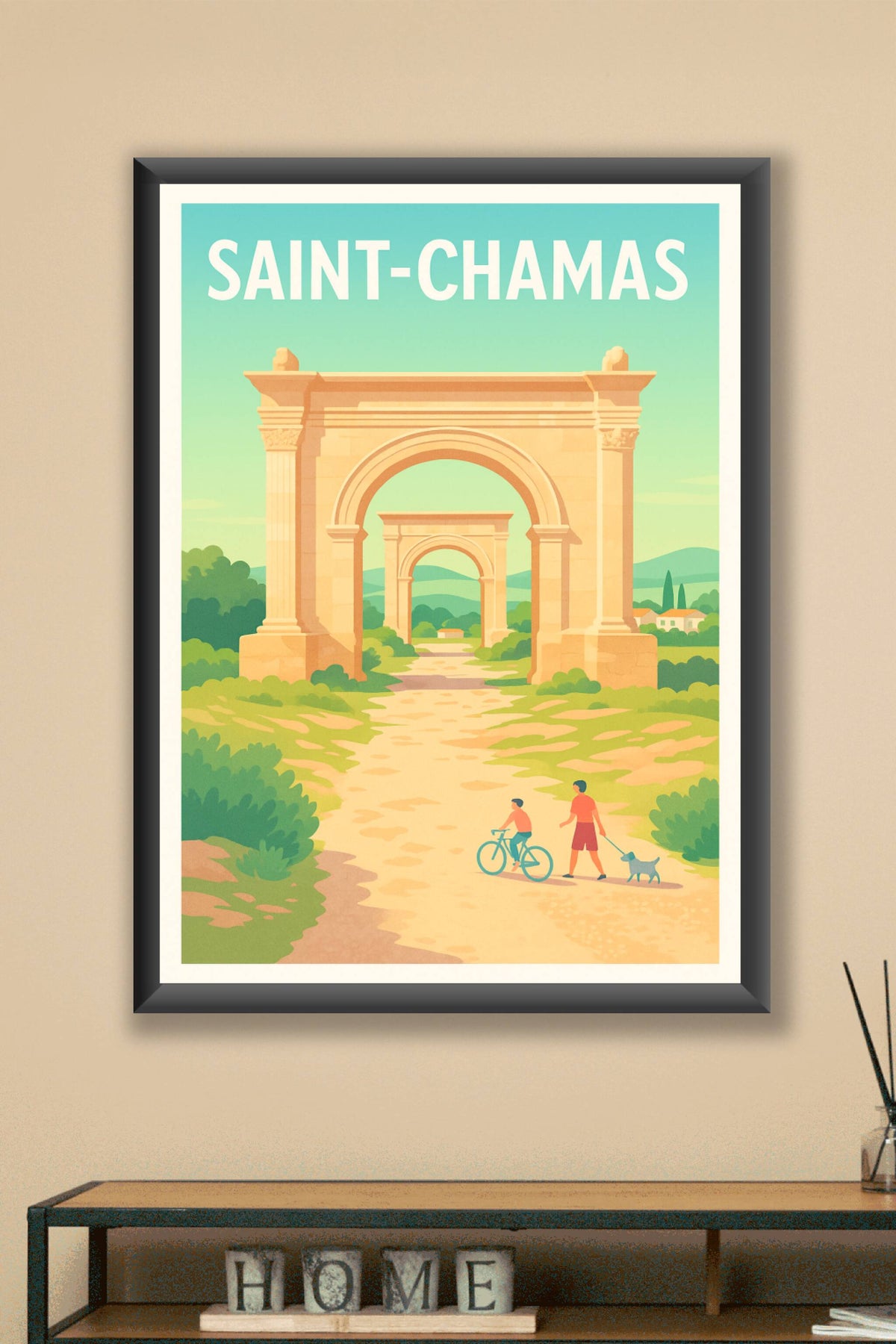 Affiche de Saint-Chamas - Balade sous les arcs historiques