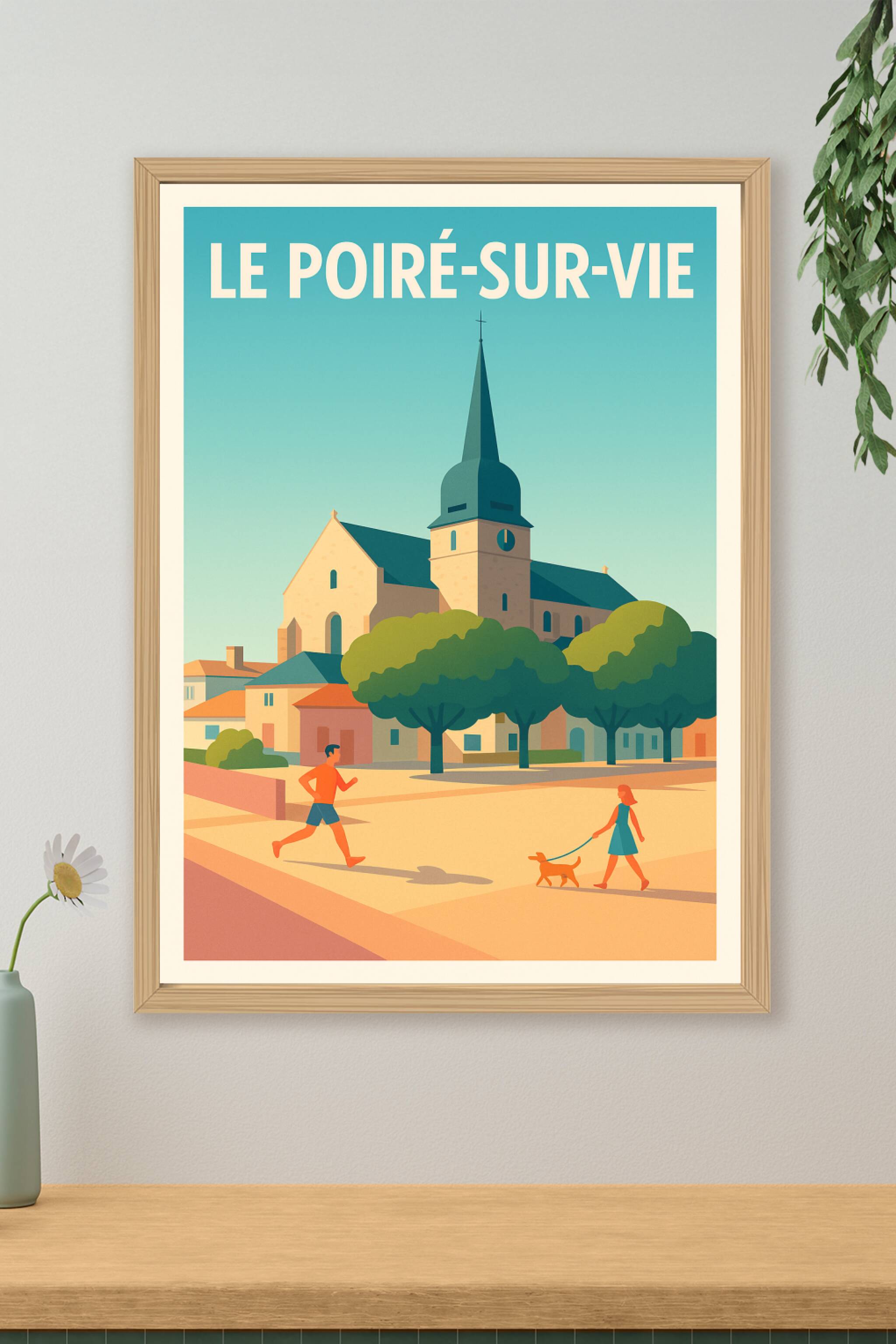 Affiche de Le Poiré-sur-Vie - Charme et quiétude d'une ville paisible